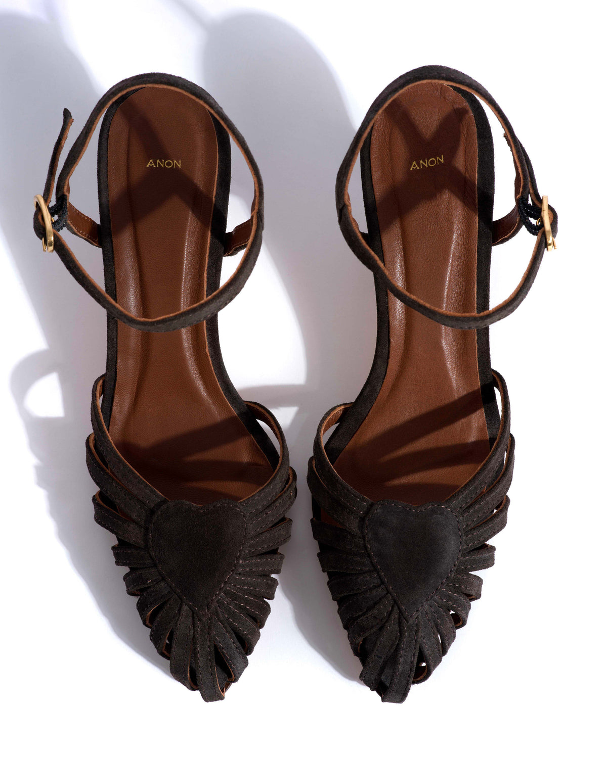 Keesha 55 Calf suede Espresso brown