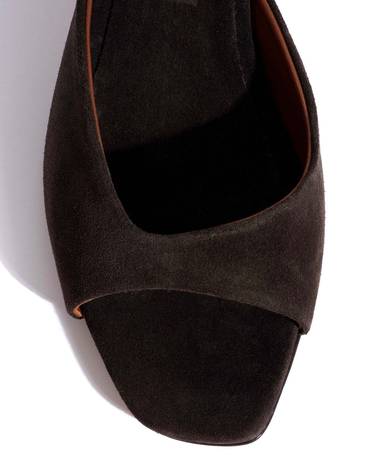 Mazy 55 Calf suede Espresso brown