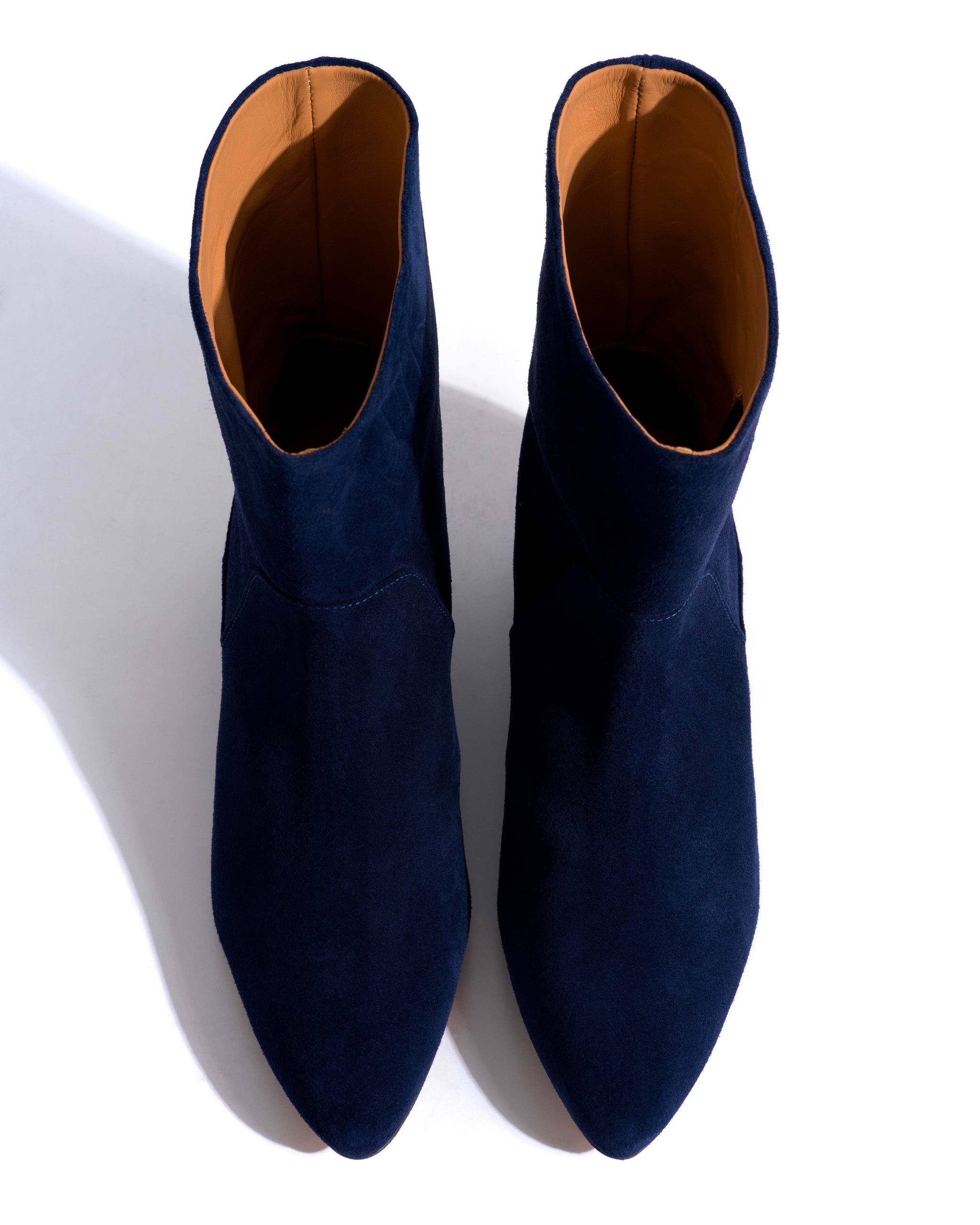 Vanni 20 Calf suede Ink blue - Anonymous Copenhagen Ankle boots