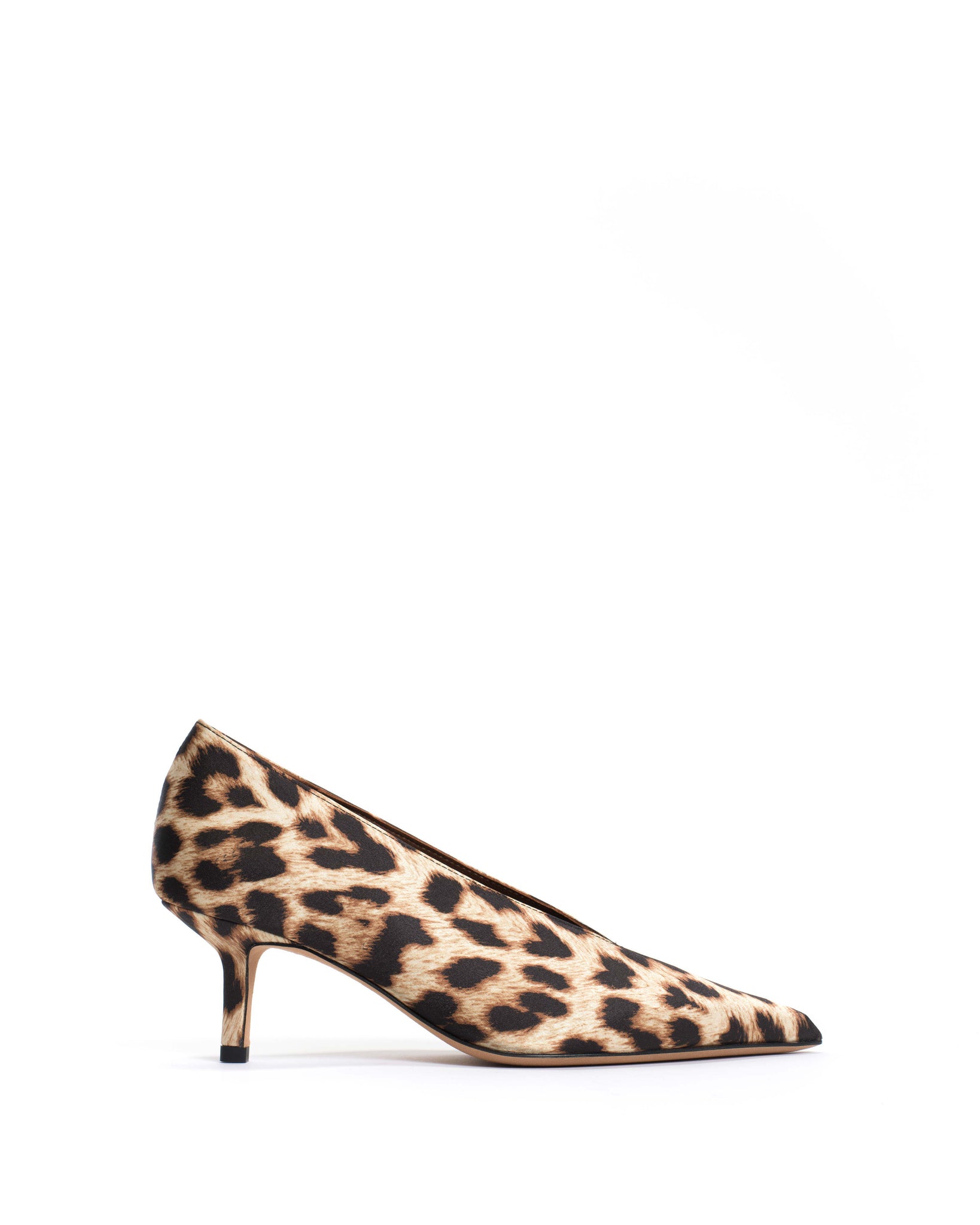 Phia 55 pin Satin print Leopard - Anonymous Copenhagen