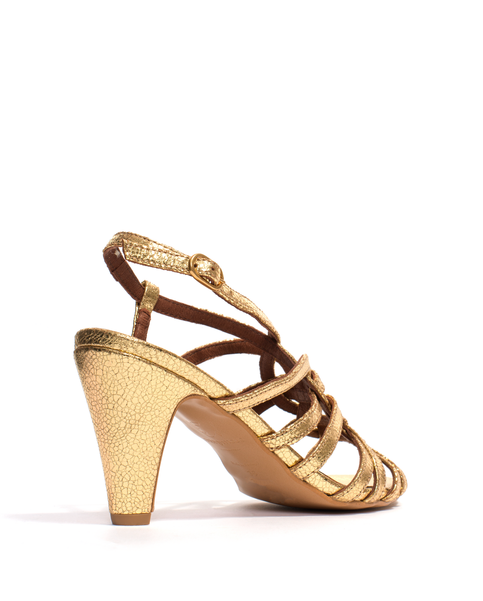 Vickey 75 Crackled metallic goat Gold - Anonymous Copenhagen