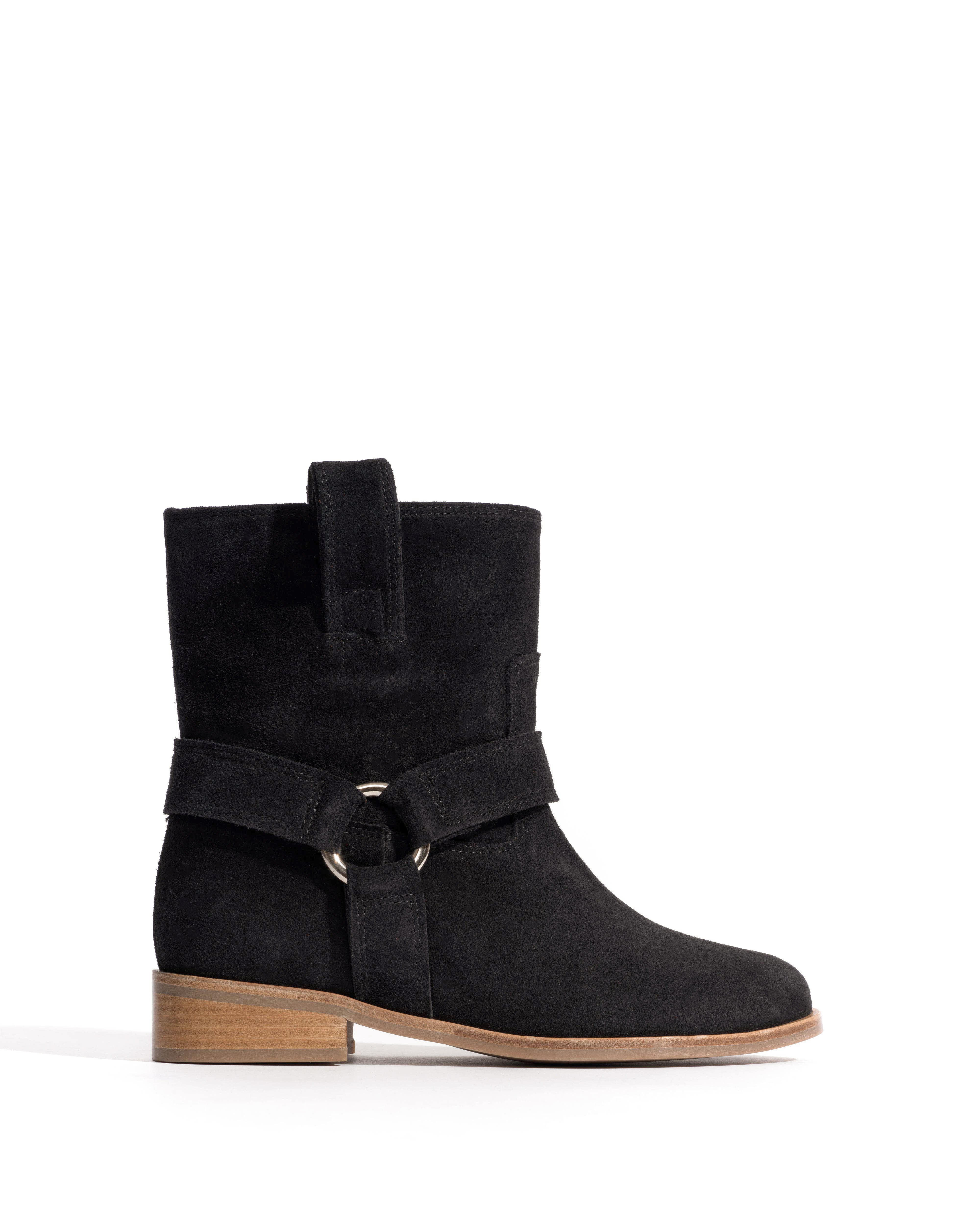 Rhider Calf suede Off black