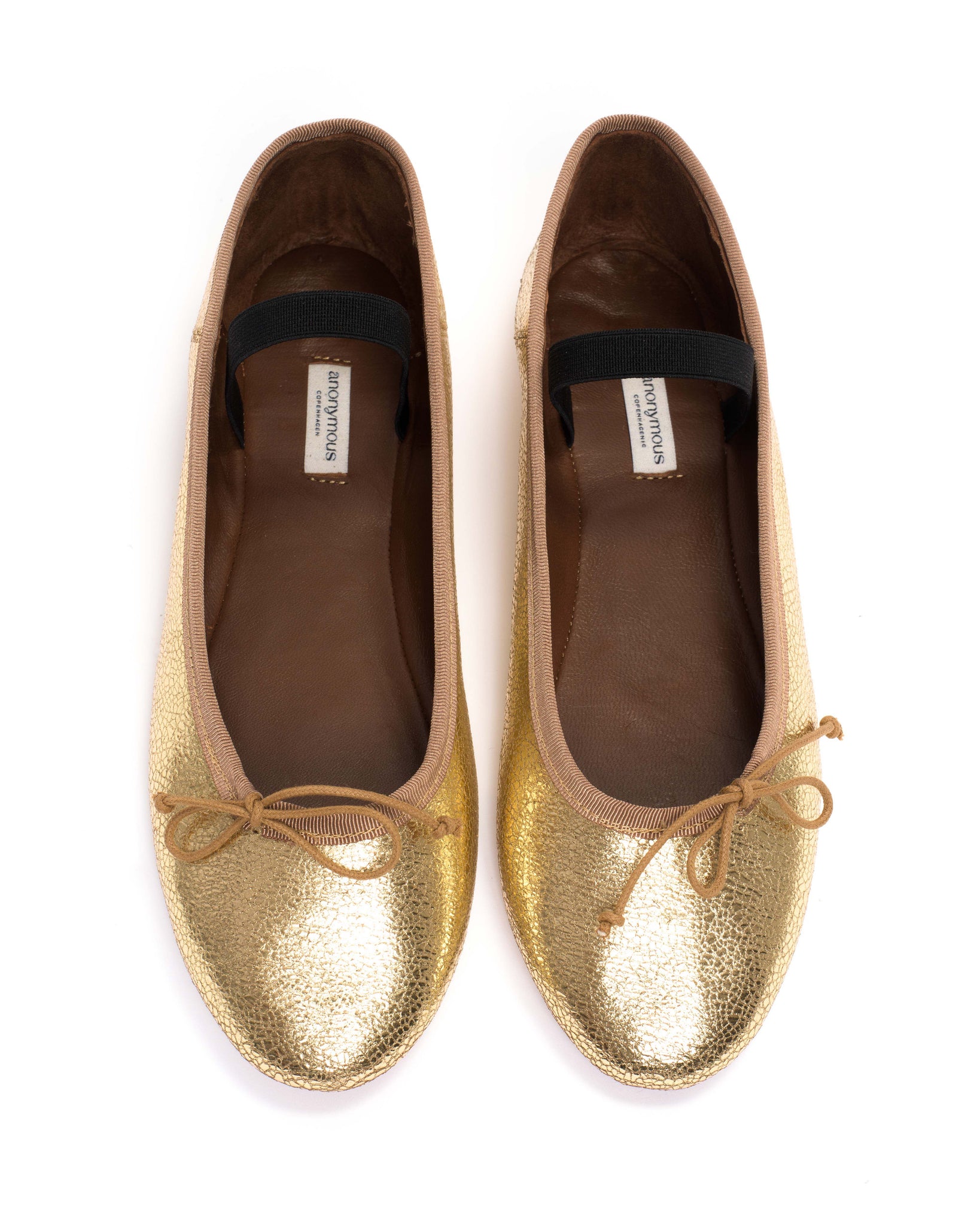 Rhina Crackled metallic goat Gold - Anonymous Copenhagen