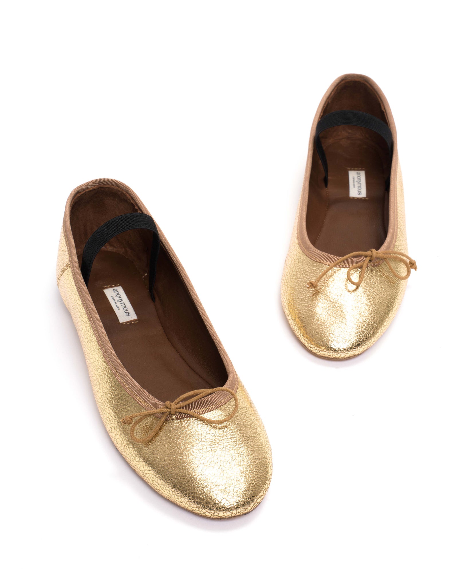 Rhina Crackled metallic goat Gold - Anonymous Copenhagen