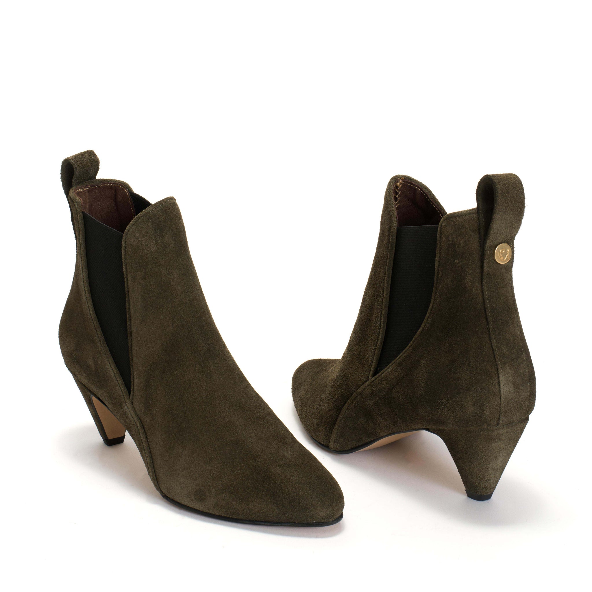 Rikley Calf suede Moss green - Anonymous Copenhagen