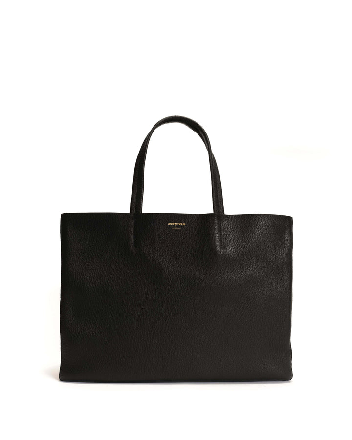 anonymous copenhagen Ruba shopper Grained chevre goat Black