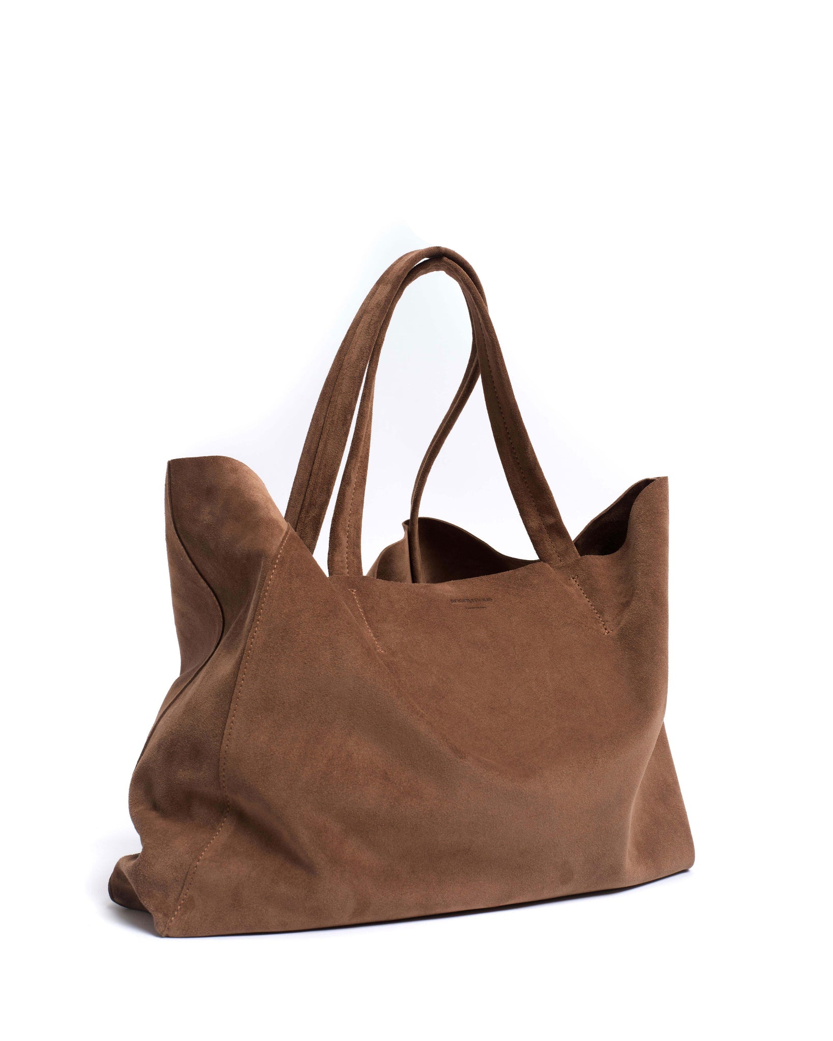 Ruba shopper Calf suede Coconut - Anonymous Copenhagen