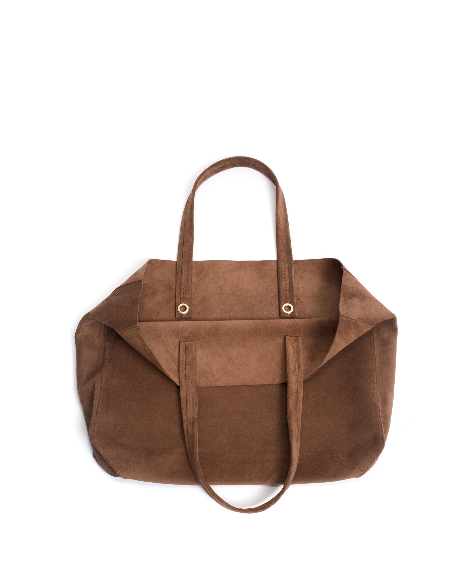 Ruba shopper Calf suede Coconut - Anonymous Copenhagen