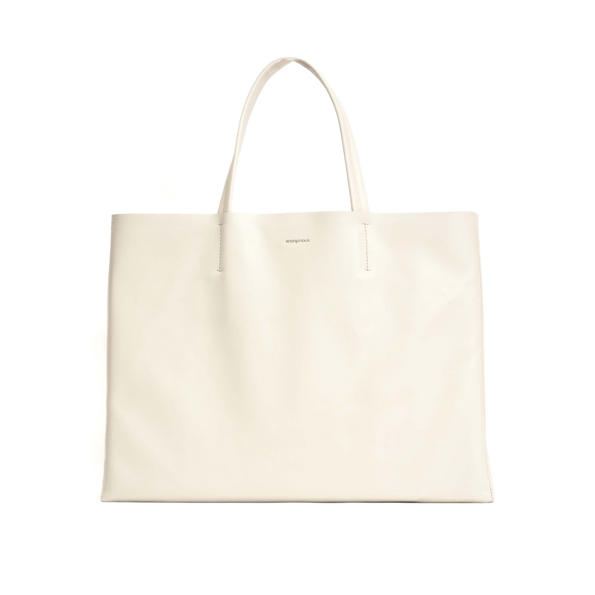 Ruba shopper Soft calf Milk white - Anonymous Copenhagen