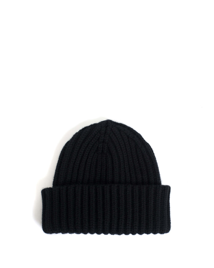 anonymous copenhagen Sandra beanie 100% cashmere Black
