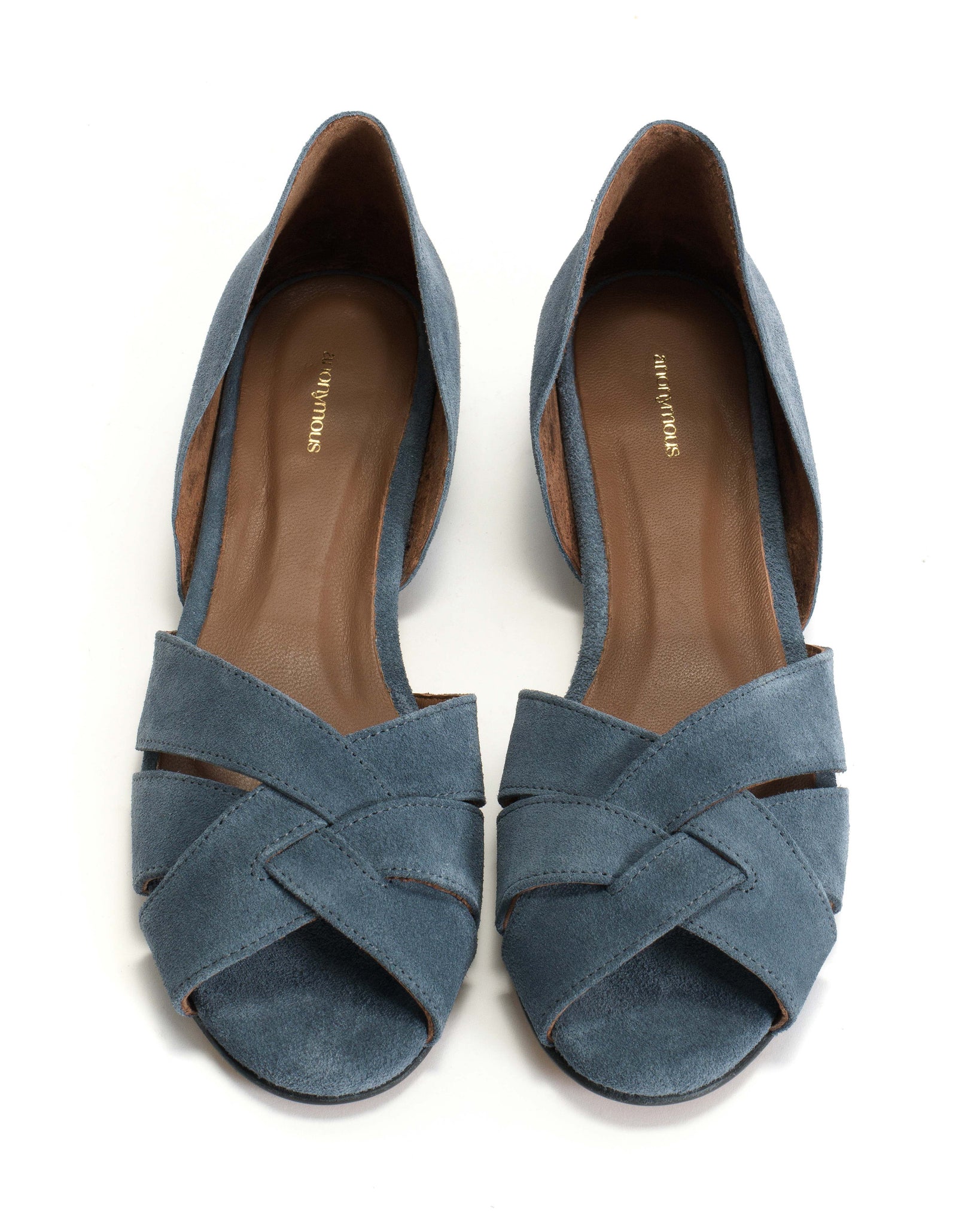 Sanni 20 Calf Suede Denim Blue - Anonymous Copenhagen