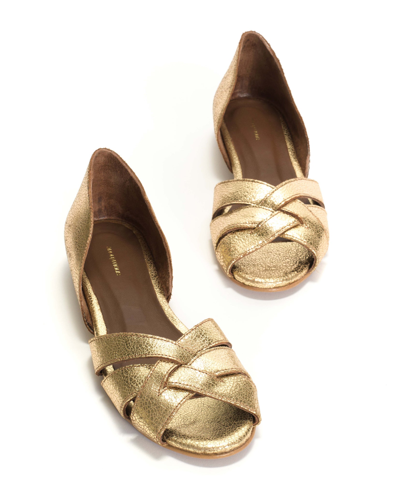 Sanni 20 Crackle Metallic Gold - Anonymous Copenhagen