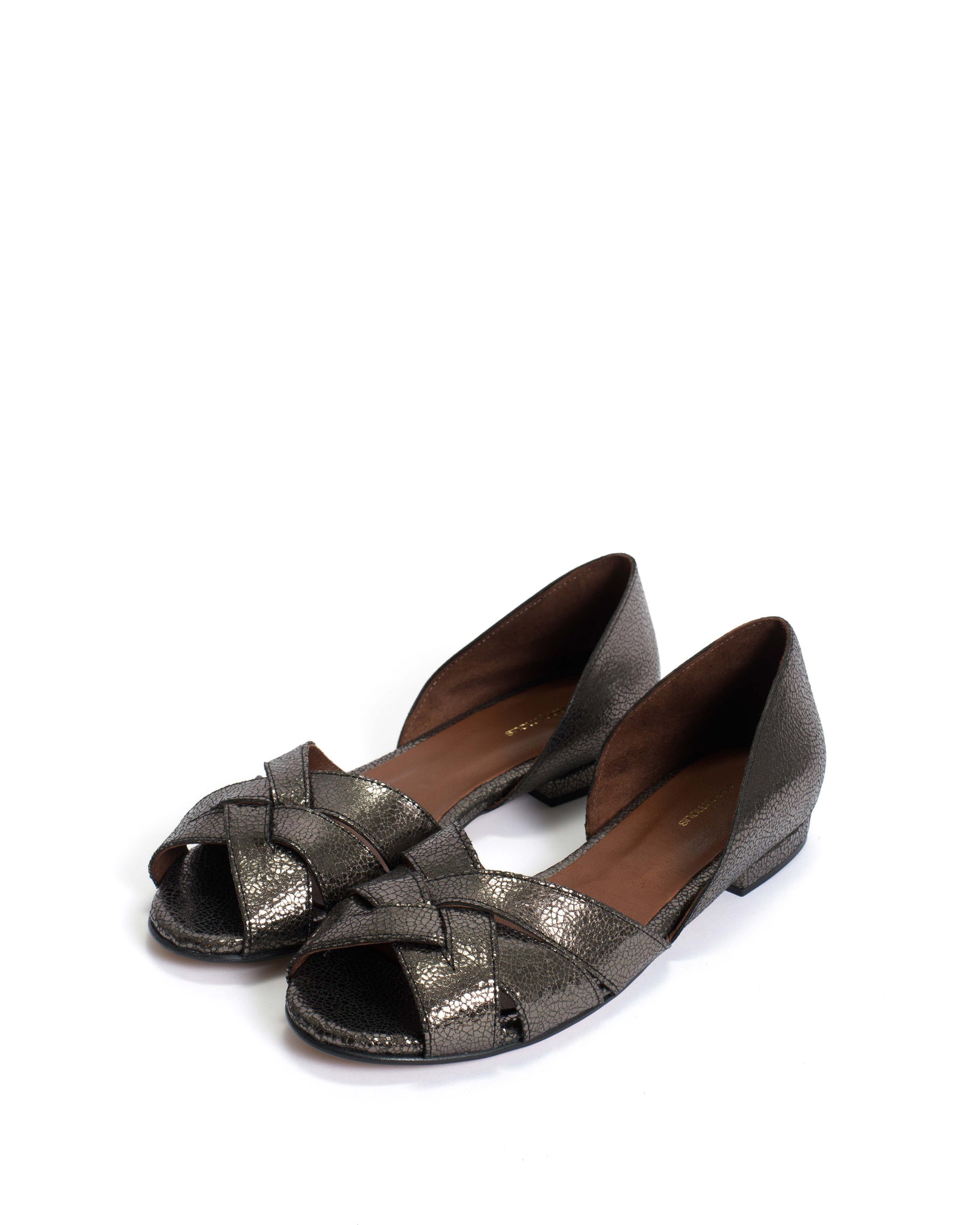 Sanni 20 Crackled metallic goat Platinum - Anonymous Copenhagen