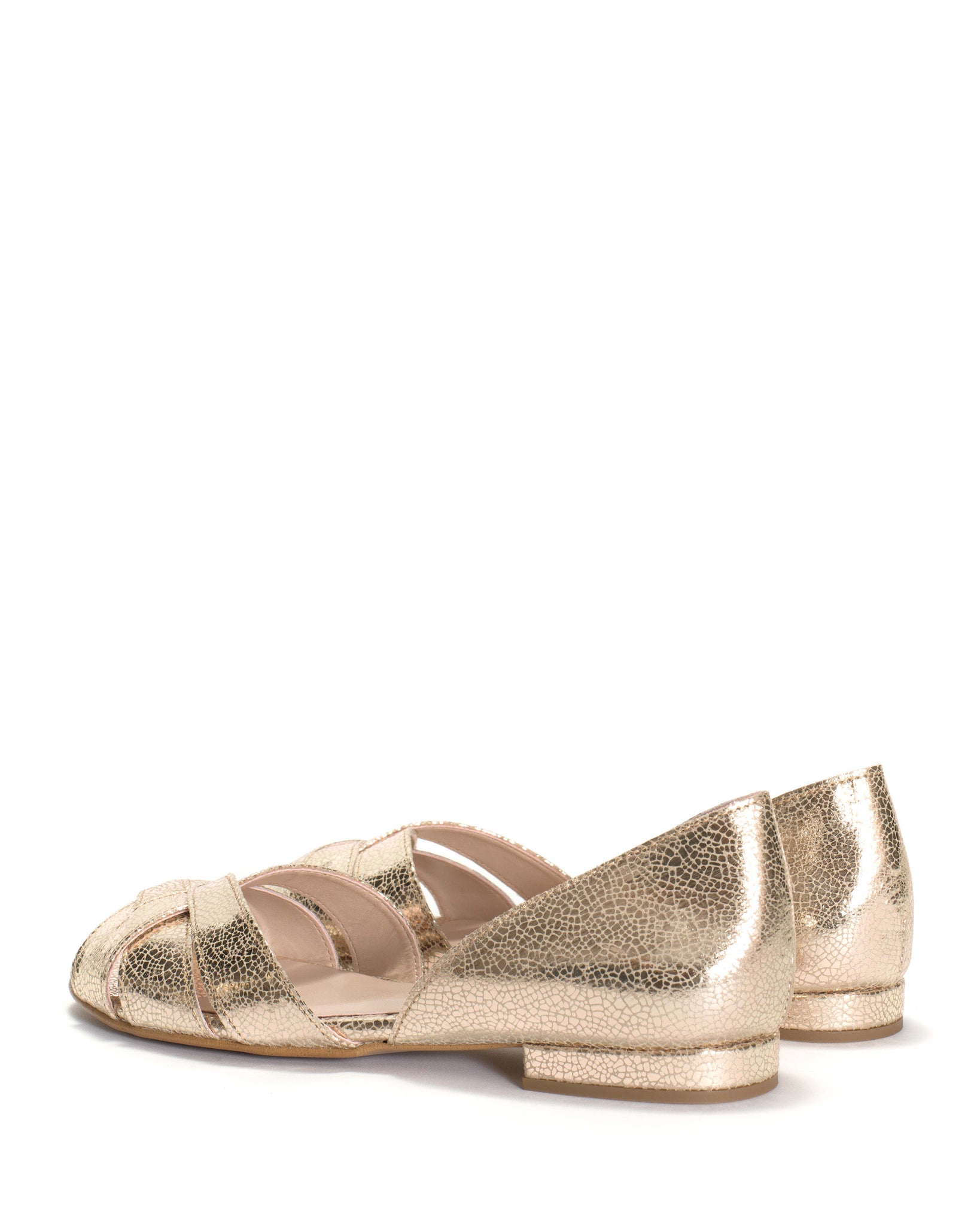 Sanni 20 Crackled metallic vegan Champagne - Anonymous Copenhagen
