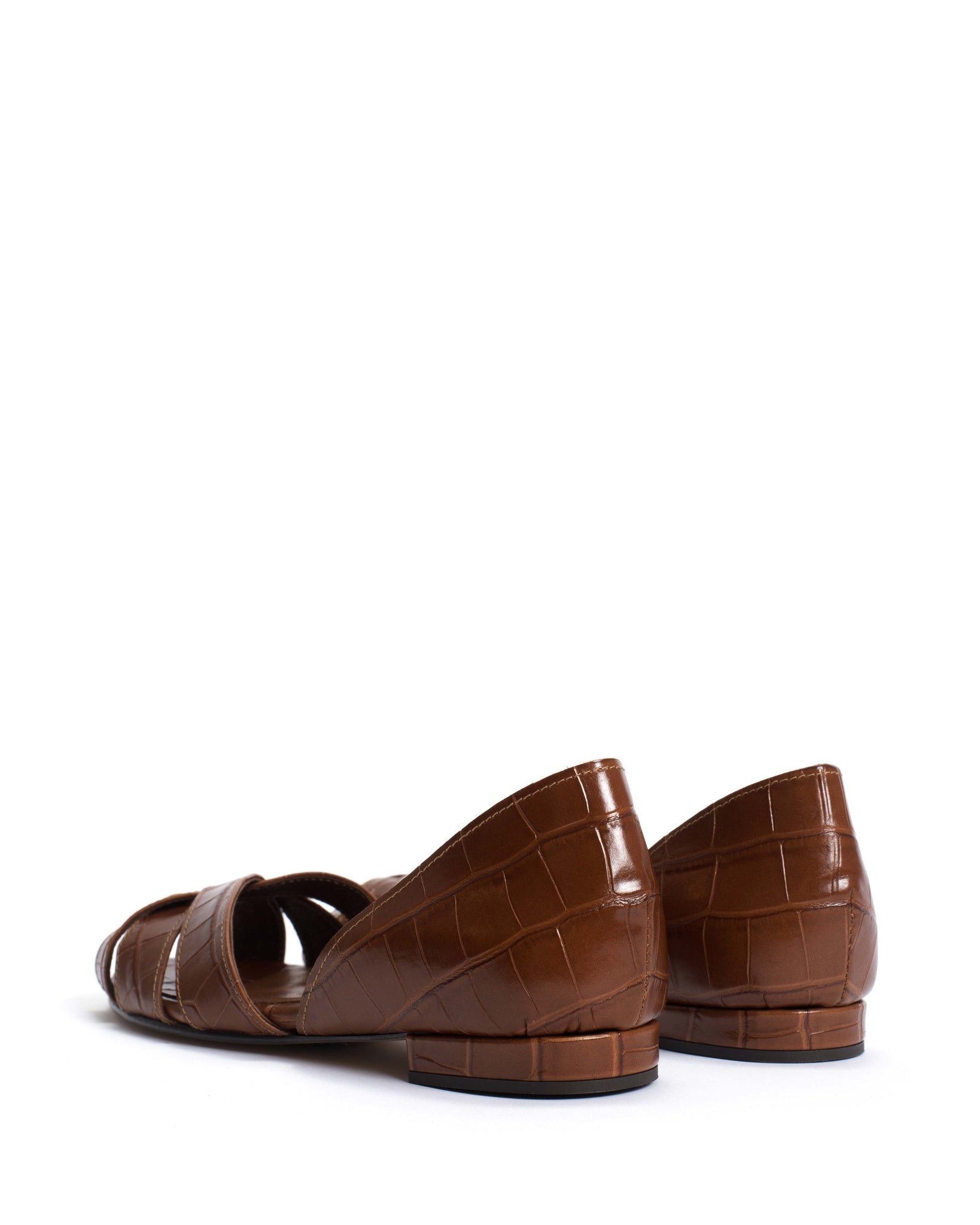 Sanni 20 Croco calf Chocolate - Anonymous Copenhagen