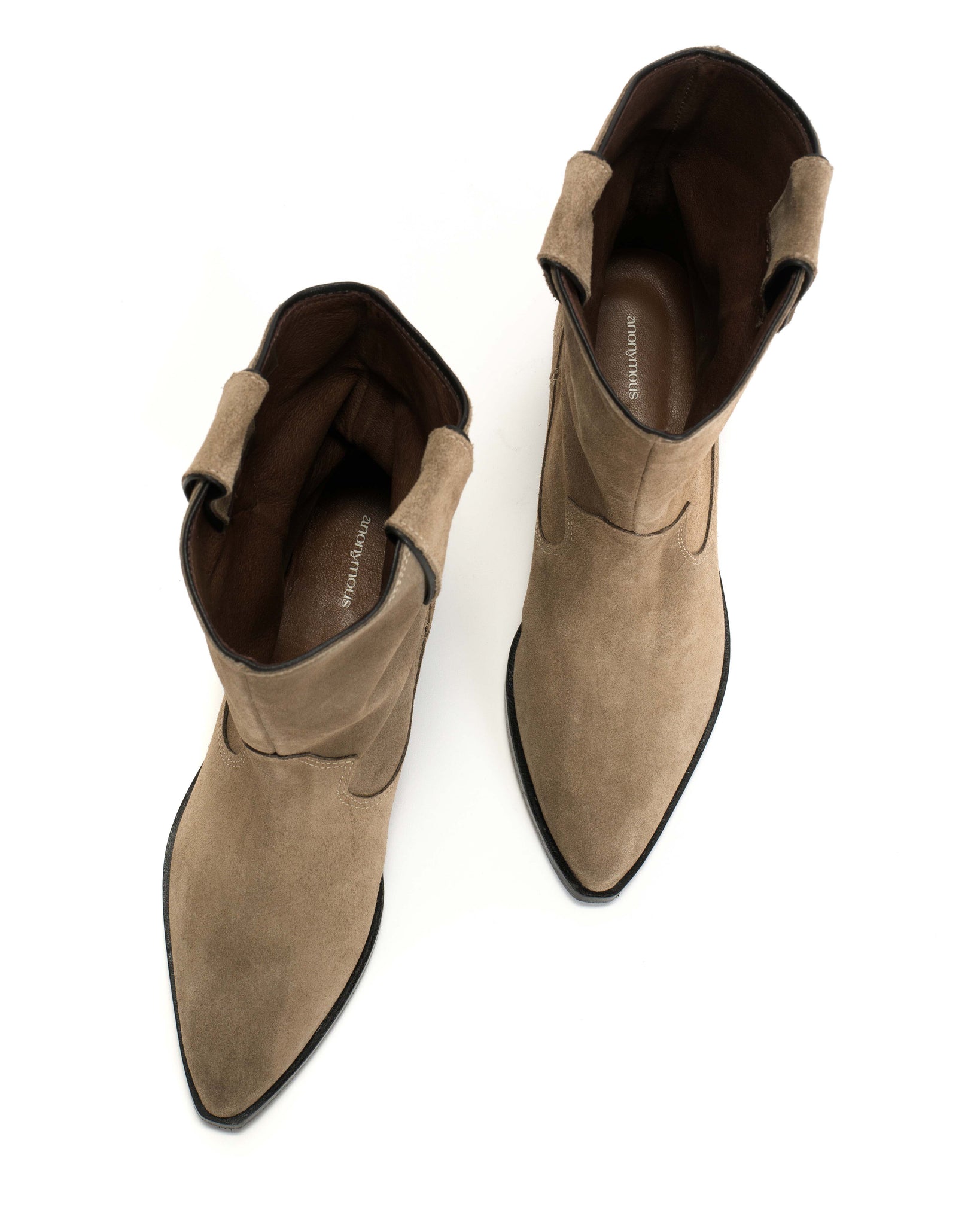 Saseline 35 Calf Suede Mushroom - Anonymous Copenhagen