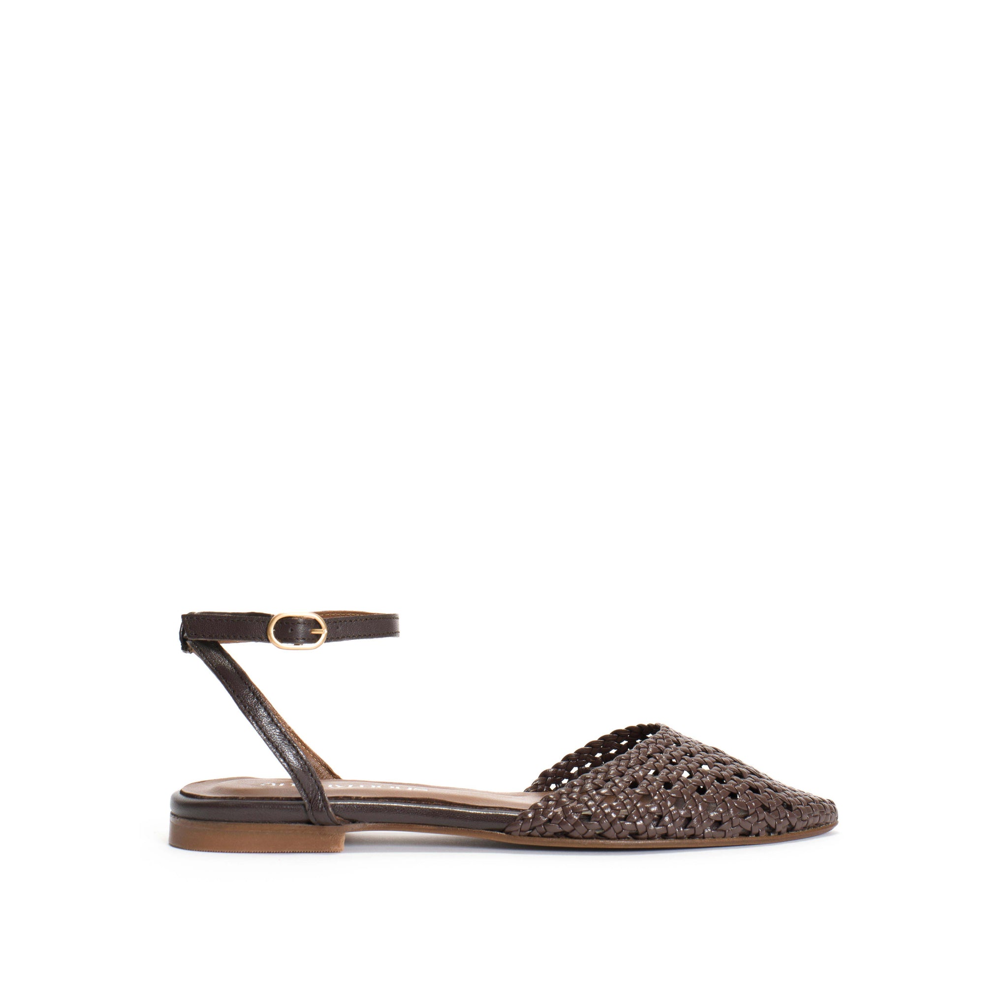 Senara 10 Hand-braided leather Coffee brown - Anonymous Copenhagen