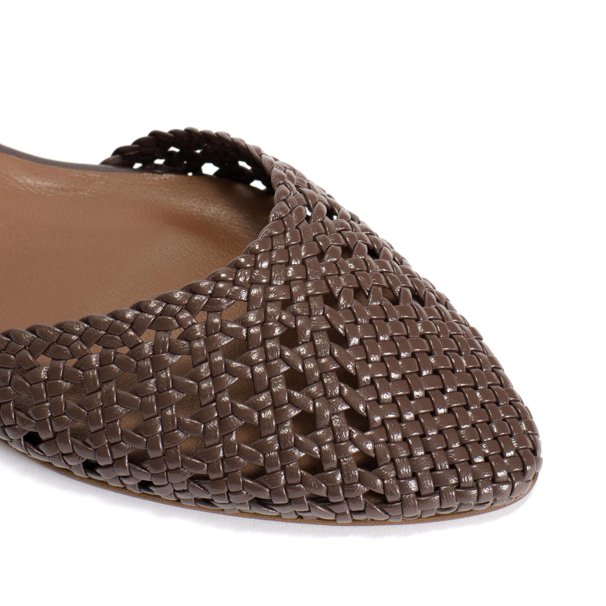 Senara 10 Hand-braided leather Coffee brown - Anonymous Copenhagen