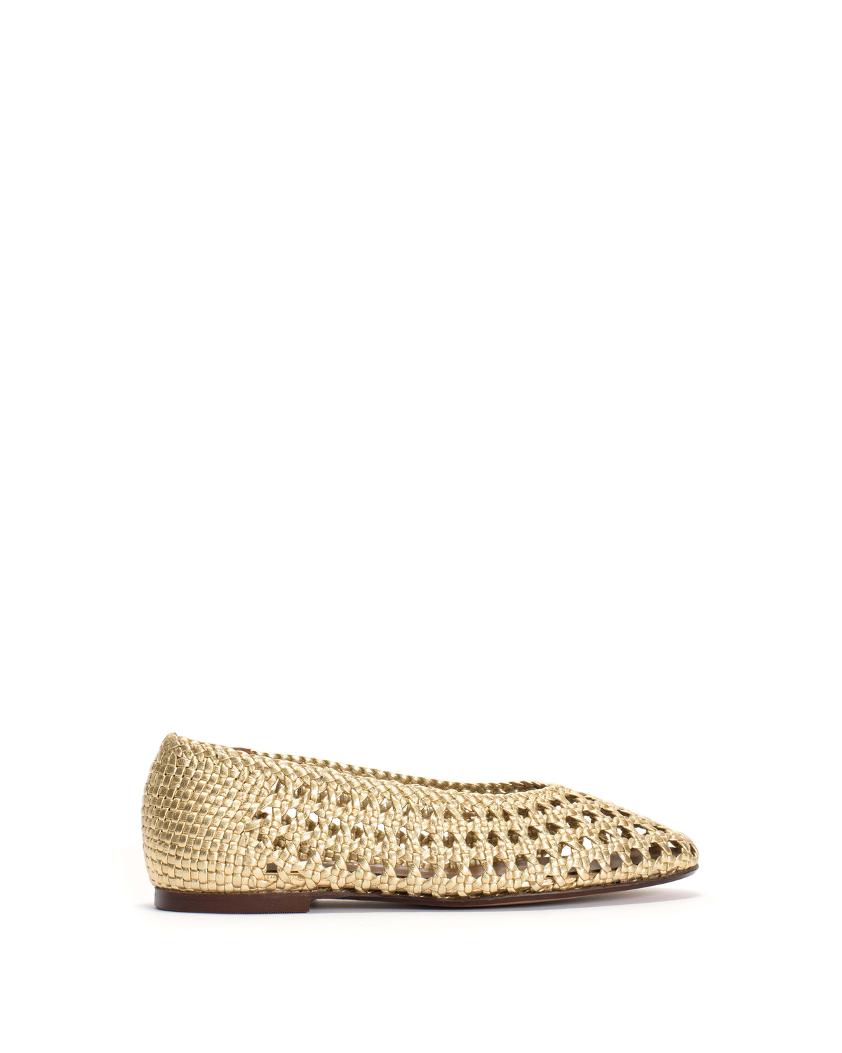 Sessi 10 hand-braided Hand-braided leather Gold