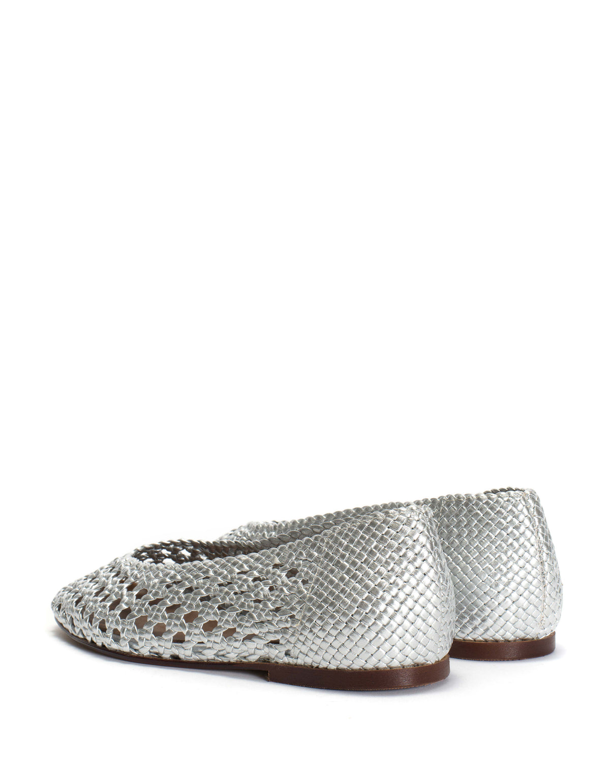 Sessi 10 hand-braided Hand-braided leather Silver