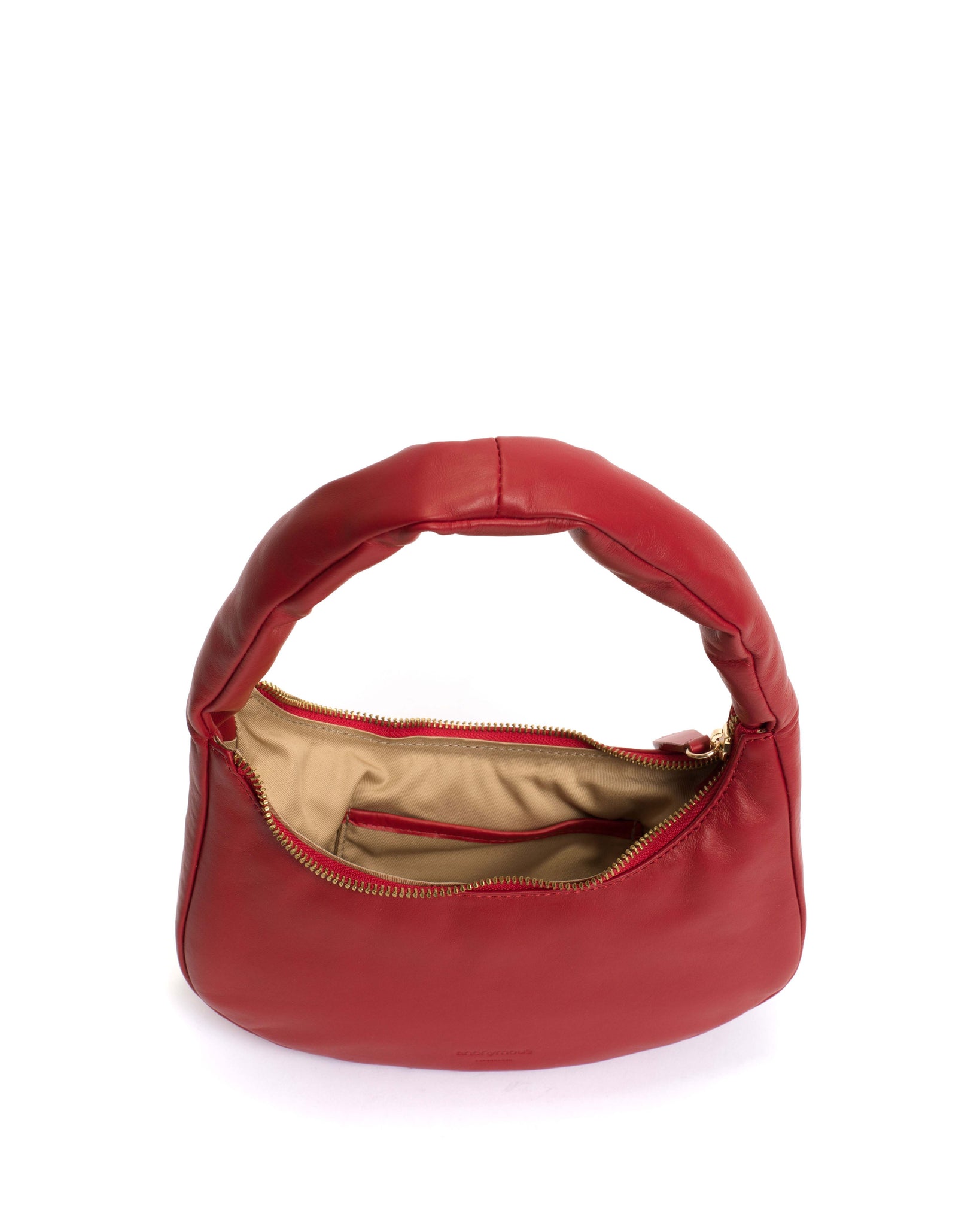 Shane petite pillow bag Soft calf Ruby red - Anonymous Copenhagen