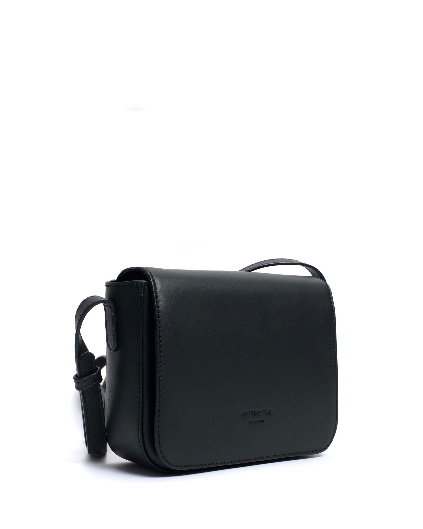 Sicha crossover bag Vegetable tanned calf Black - Anonymous Copenhagen