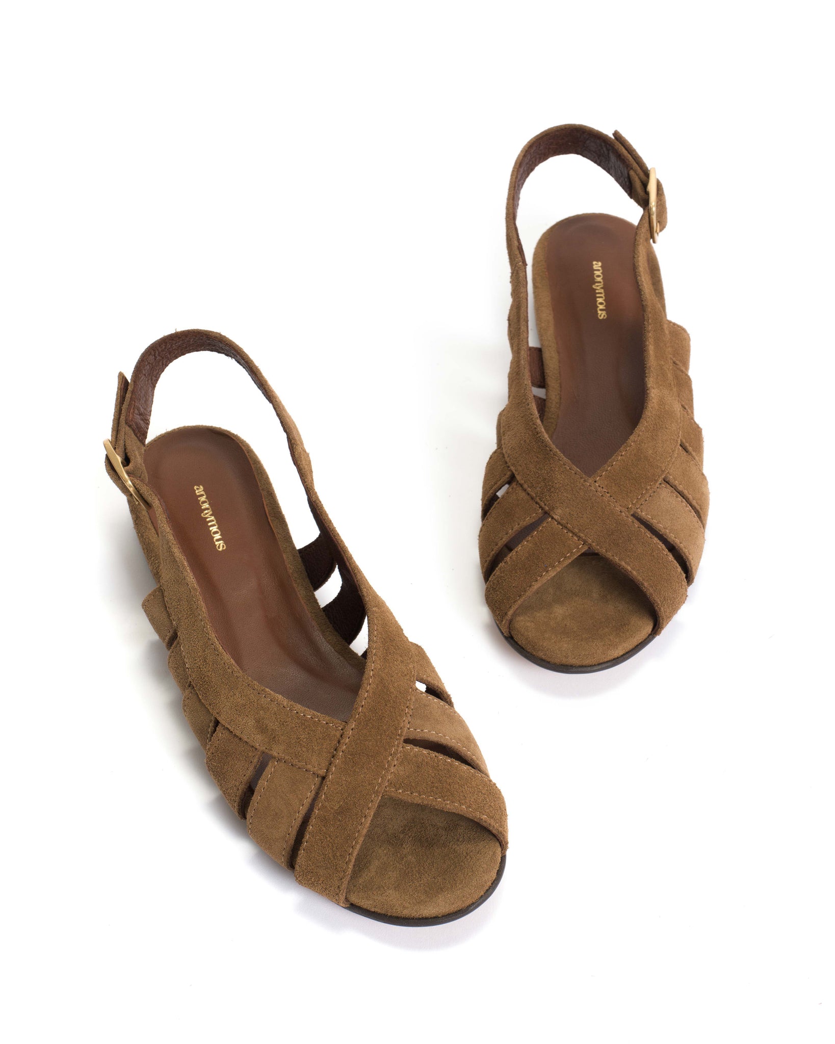 Sophie 20 Calf Suede Cinnamon - Anonymous Copenhagen