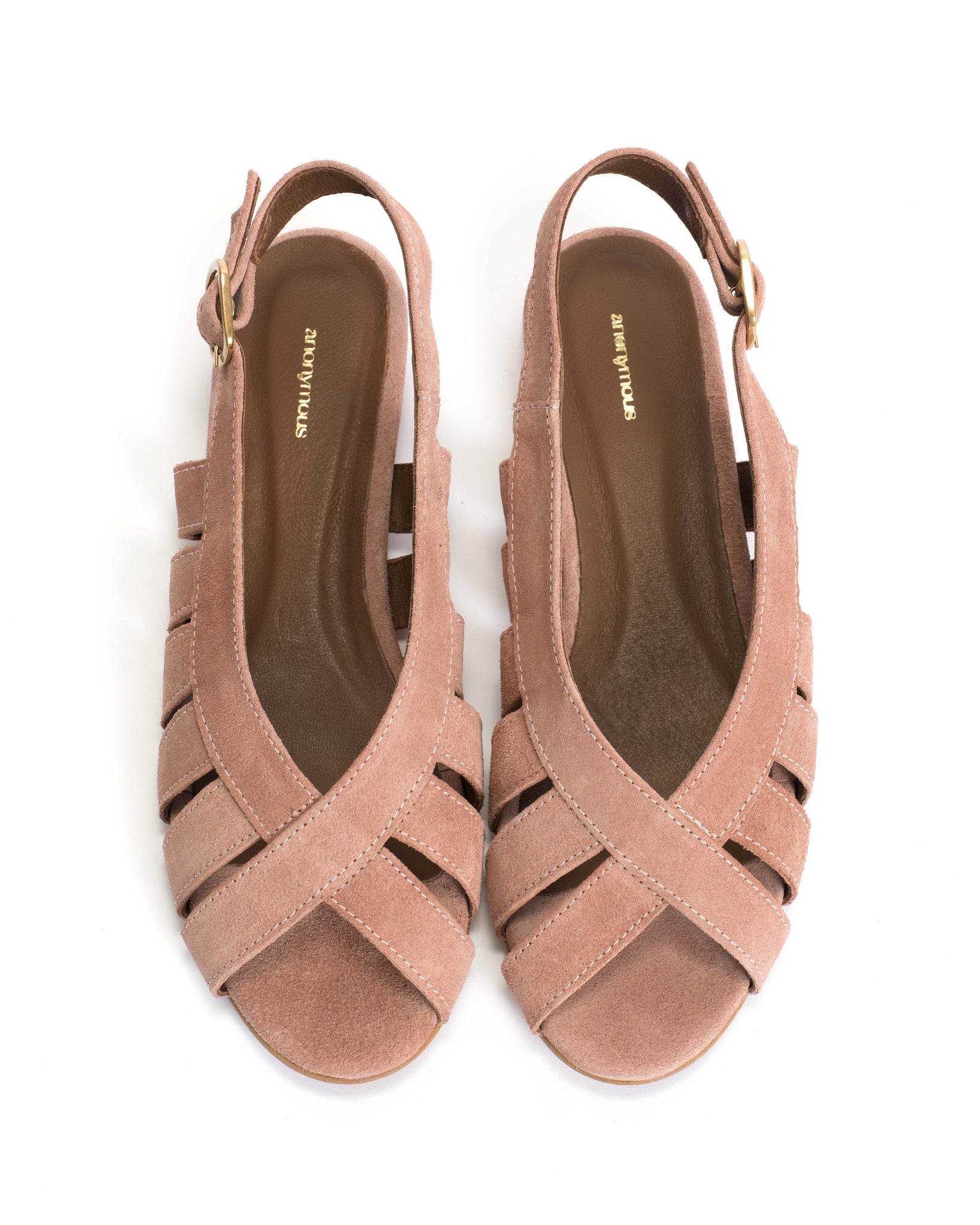 Sophie 20 Calf suede Burned rose - Anonymous Copenhagen