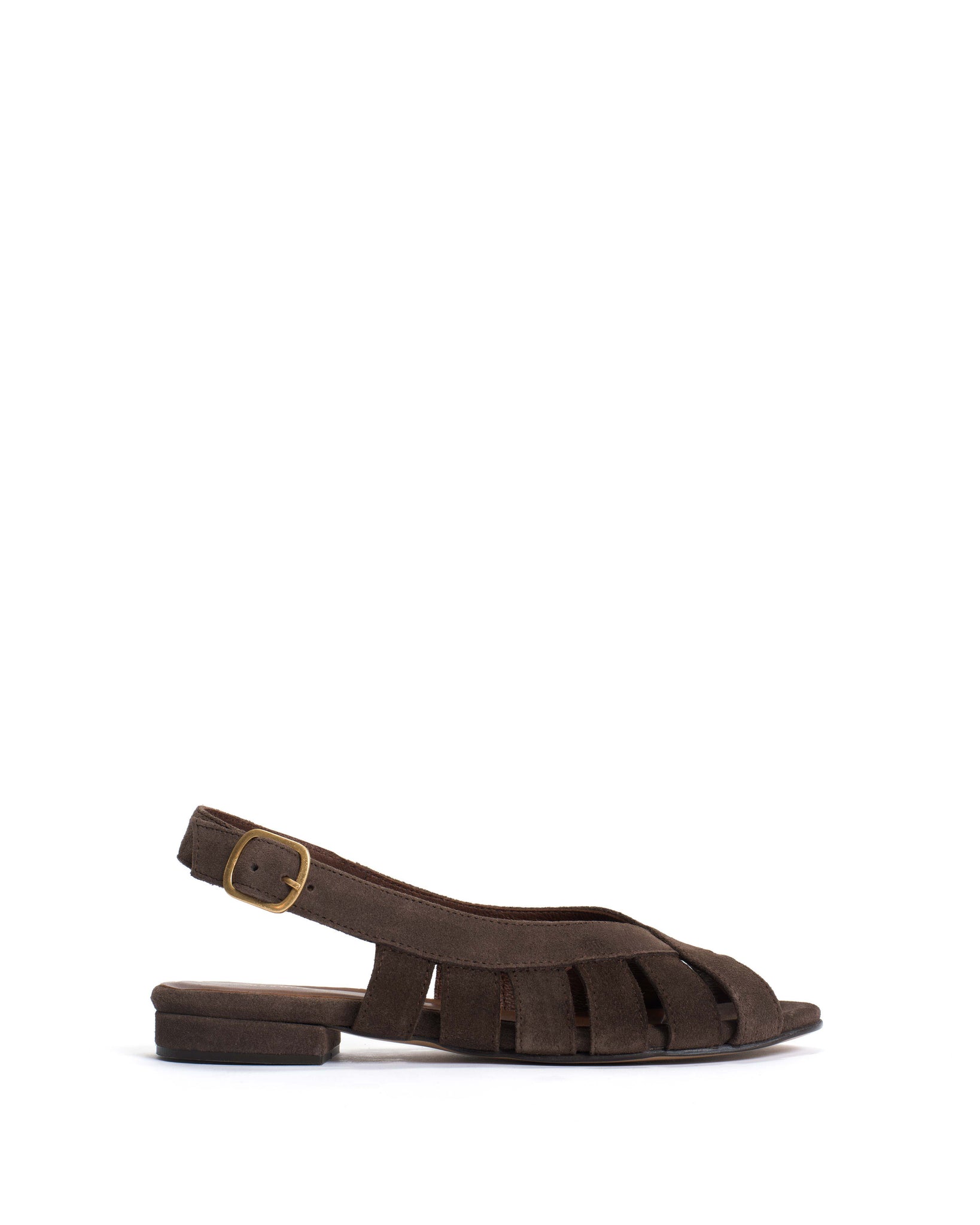 Sophie 20 Calf suede Coffee brown - Anonymous Copenhagen