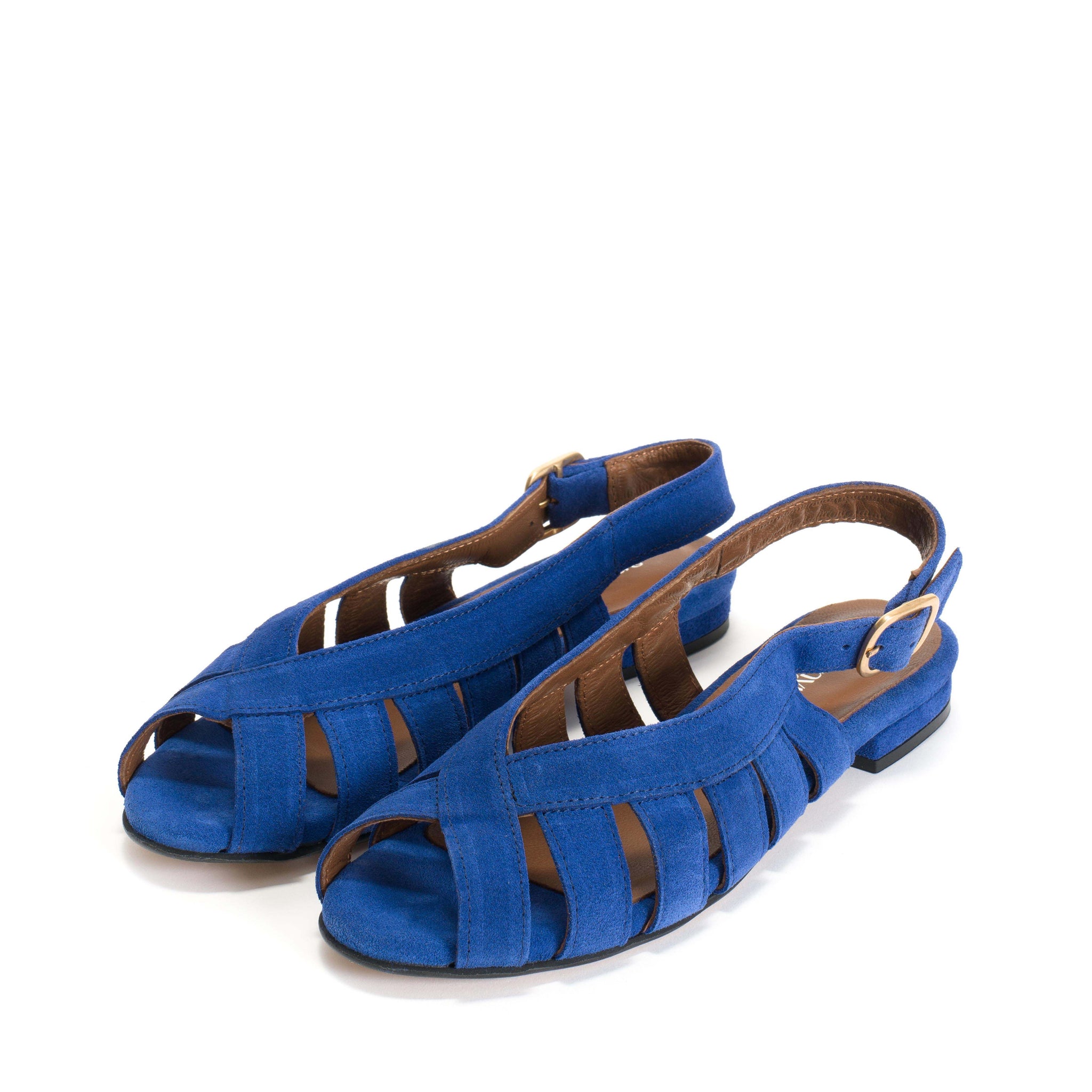 Sophie 20 Calf suede Electric blue - Anonymous Copenhagen