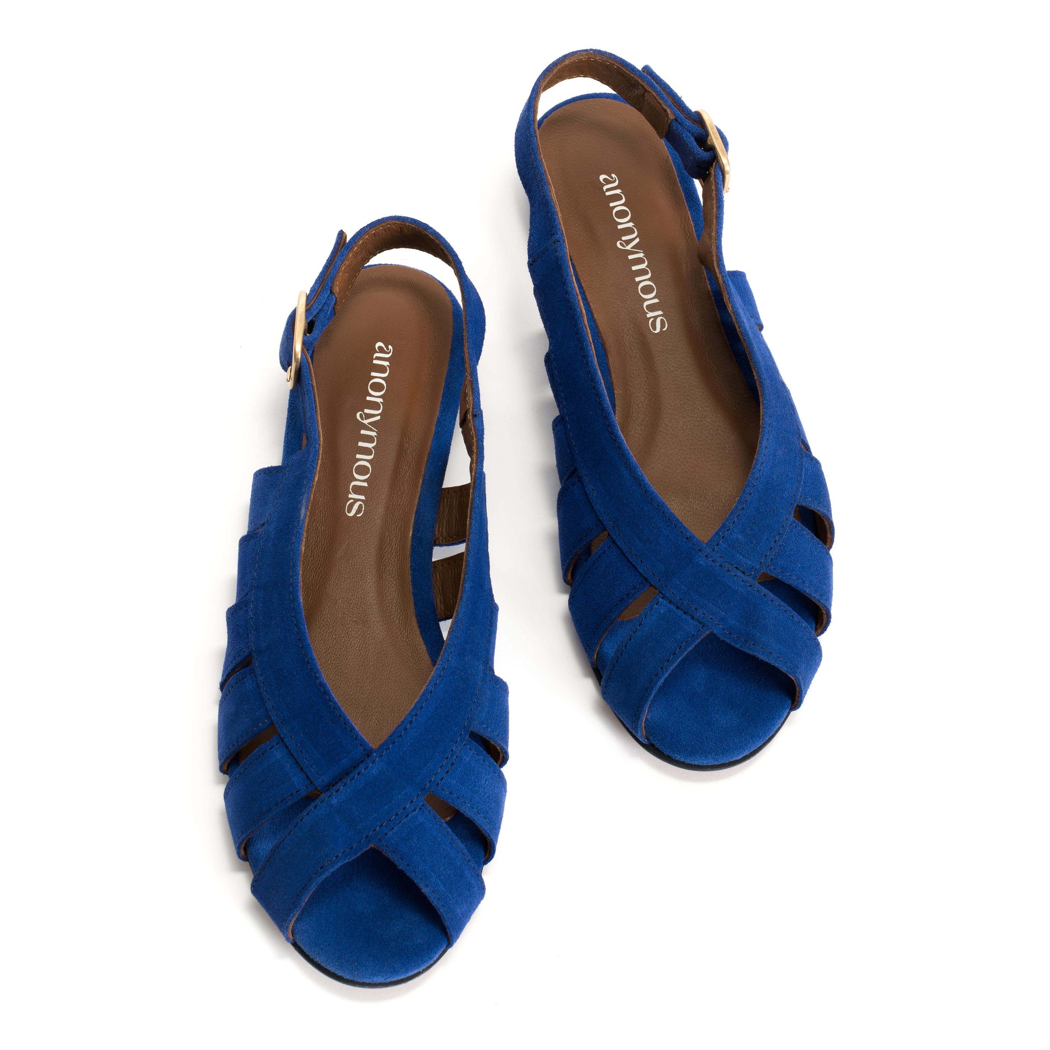 Sophie 20 Calf suede Electric blue - Anonymous Copenhagen