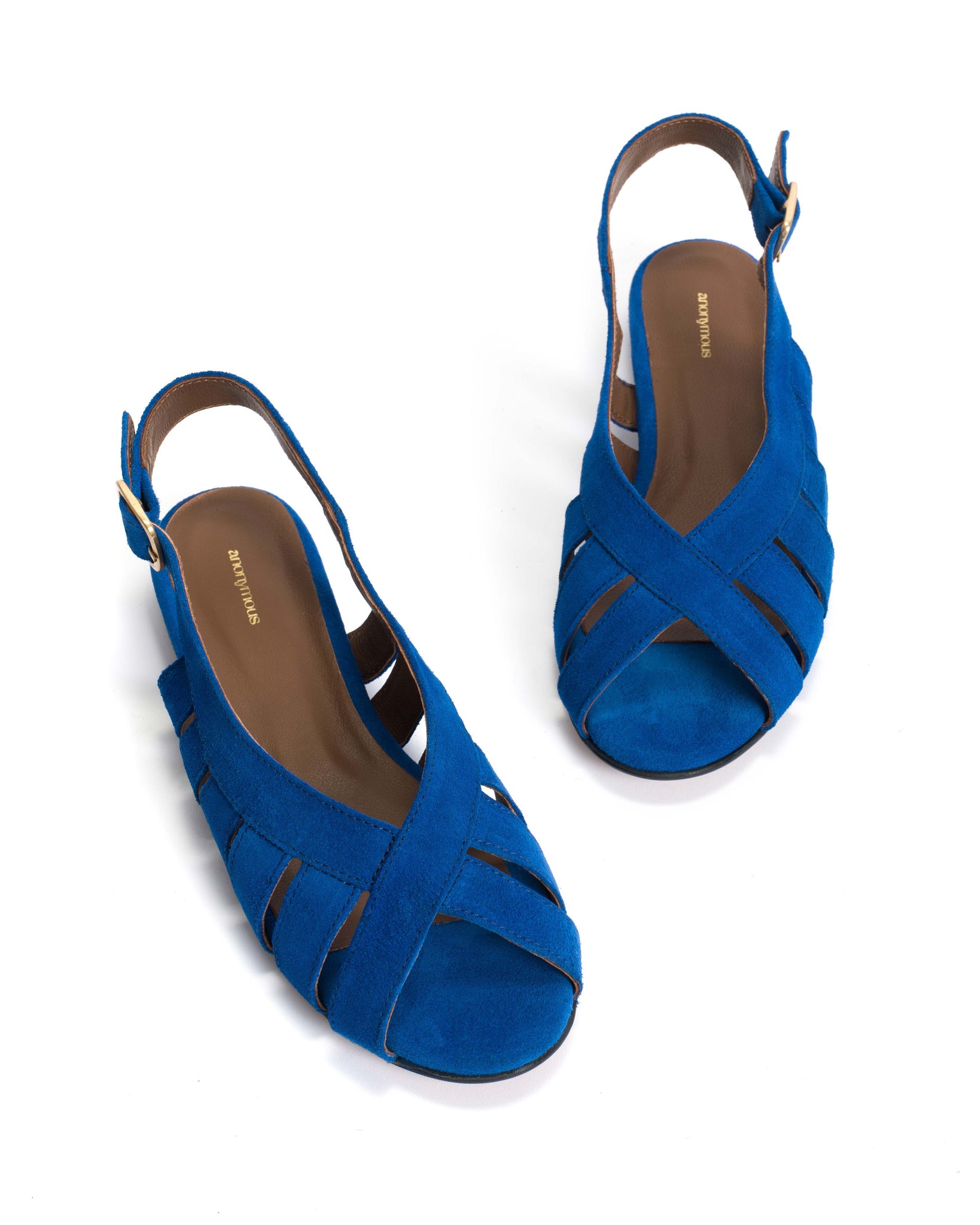 Sophie 20 Calf suede Electric blue - Anonymous Copenhagen