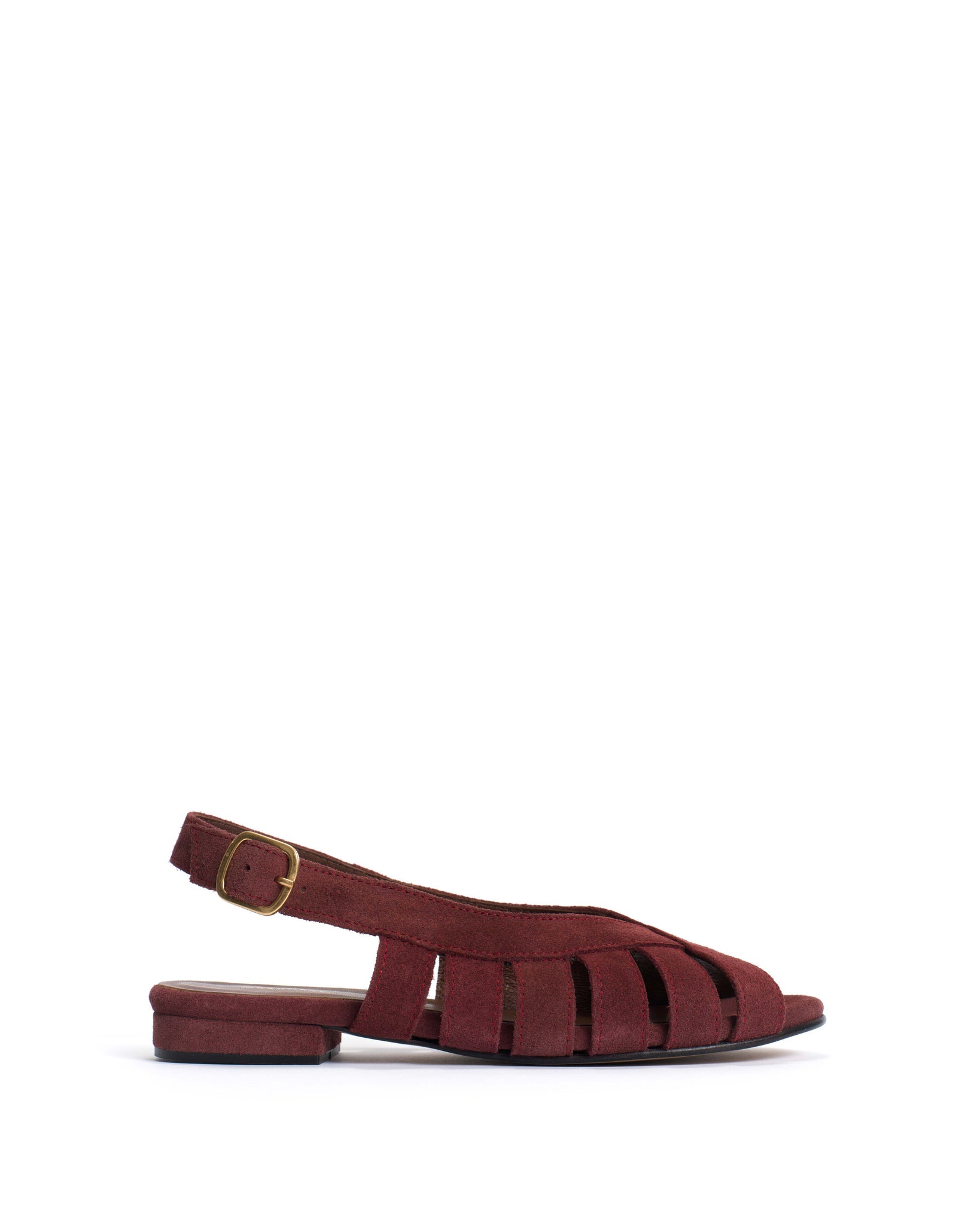 Sophie 20 Calf suede Pomegranate - Anonymous Copenhagen