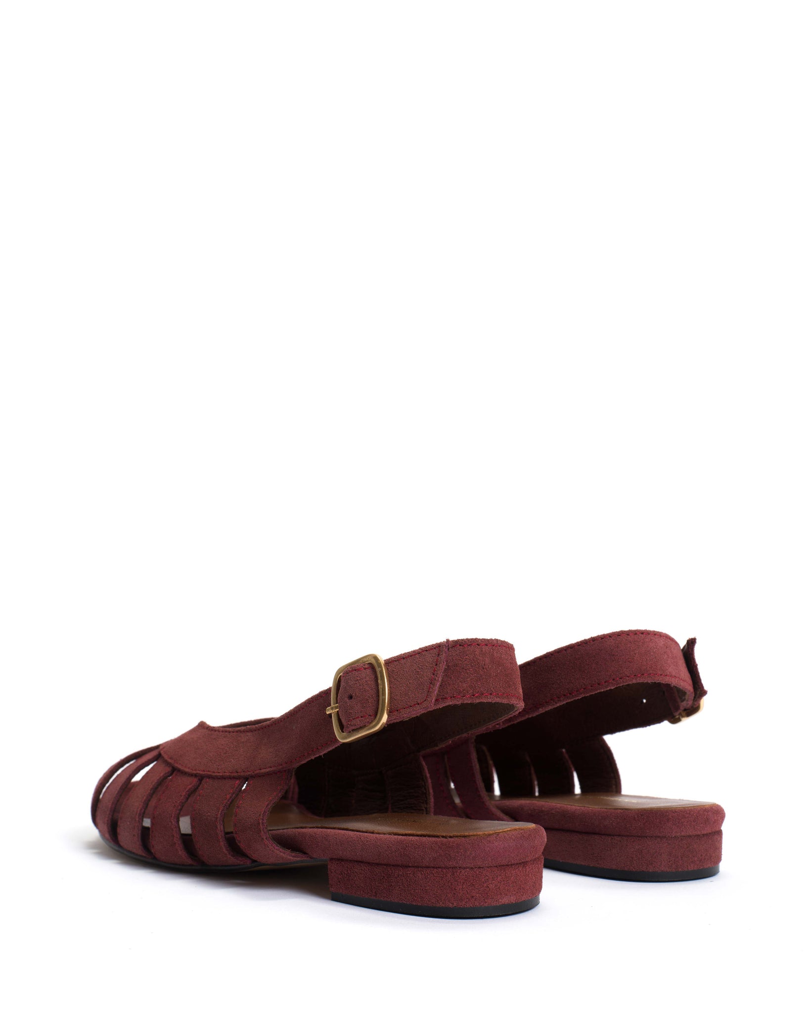 Sophie 20 Calf suede Pomegranate - Anonymous Copenhagen