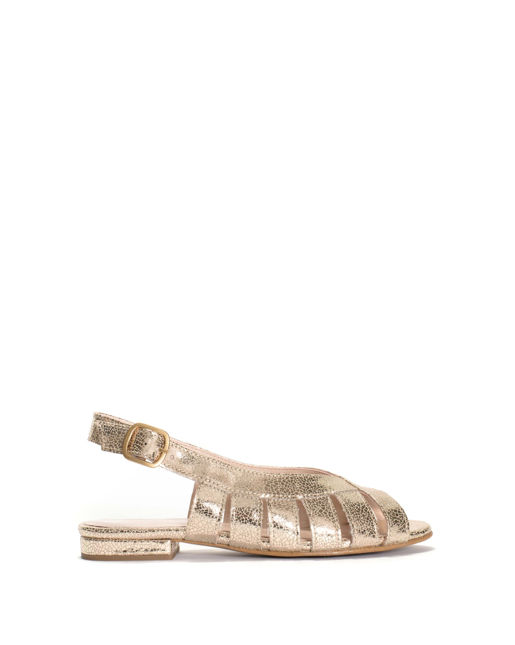 Sophie 20 Crackled metallic vegan Champagne - Anonymous Copenhagen