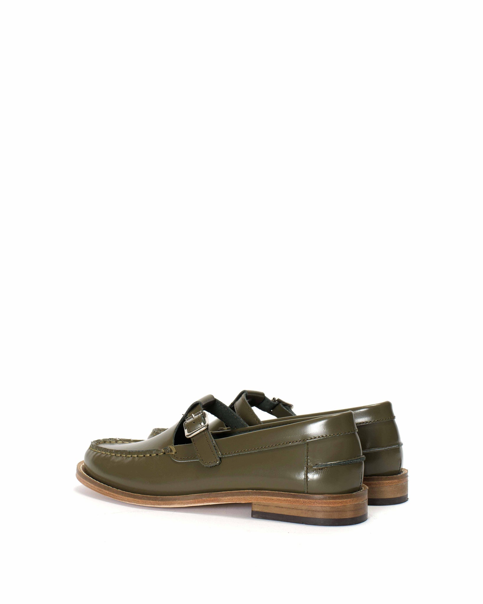 Dico Loafer t-bar Polido Olive green - Anonymous Copenhagen