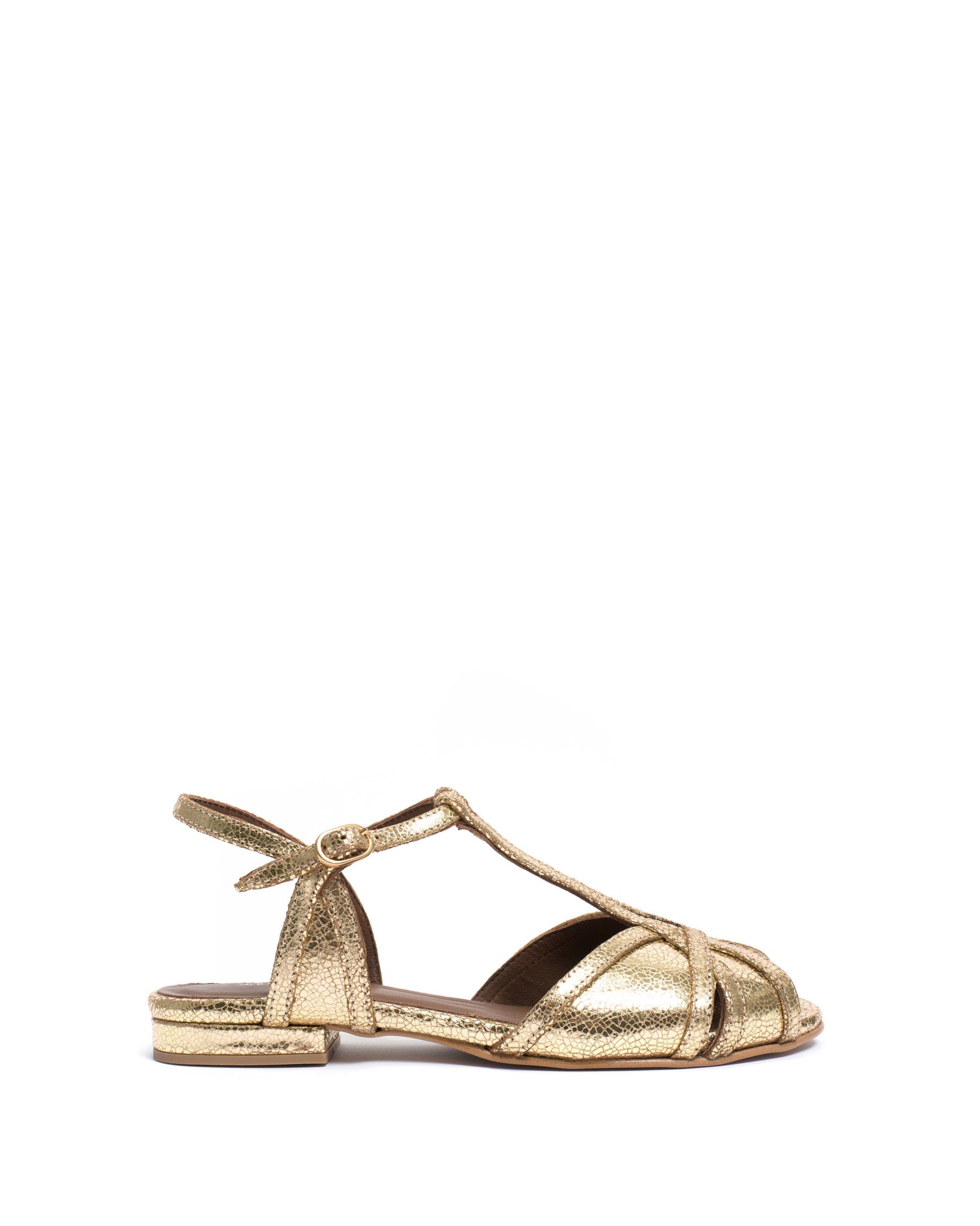 Therese 20 Crackled metallic goat Gold - Anonymous Copenhagen