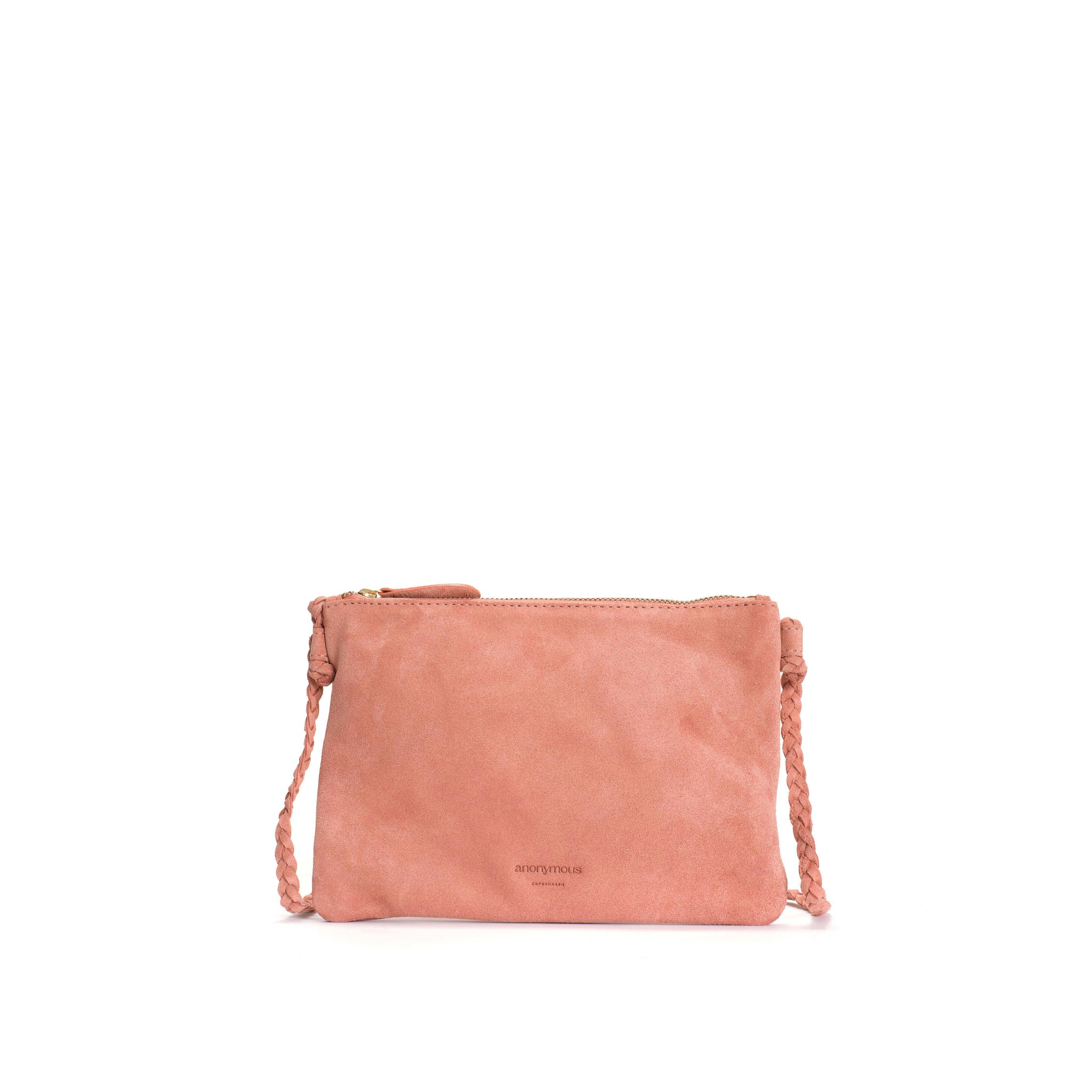 Thinna clutch Calf suede Candy pink - Anonymous Copenhagen