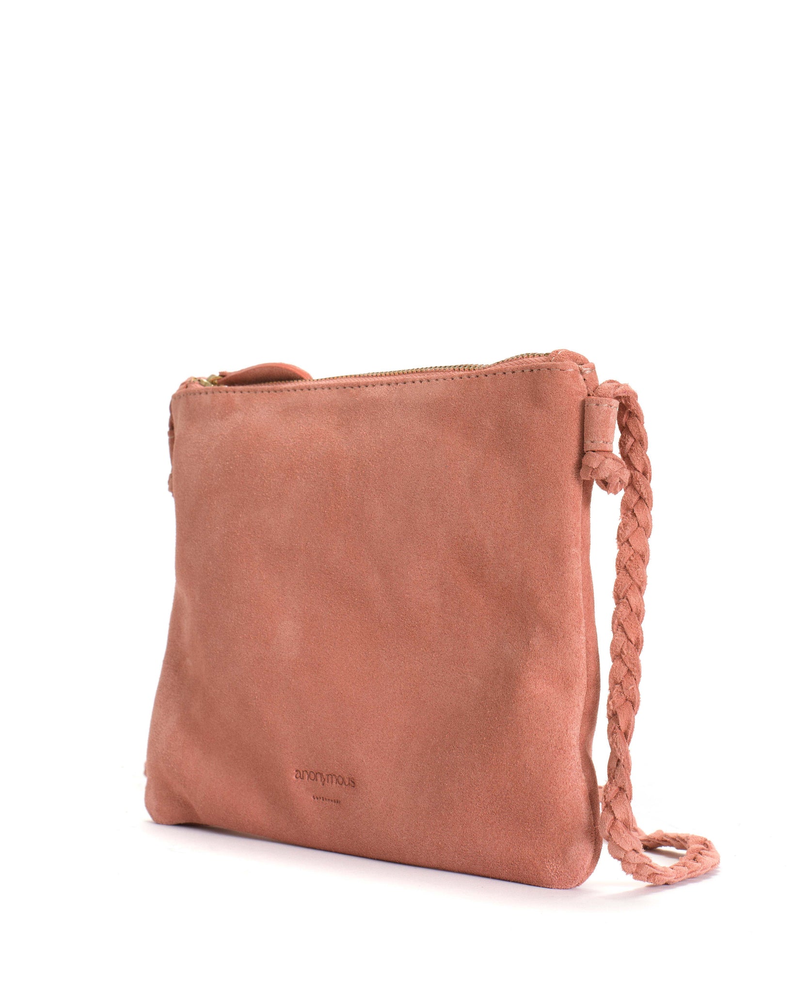 Thinna clutch Calf suede Candy pink - Anonymous Copenhagen