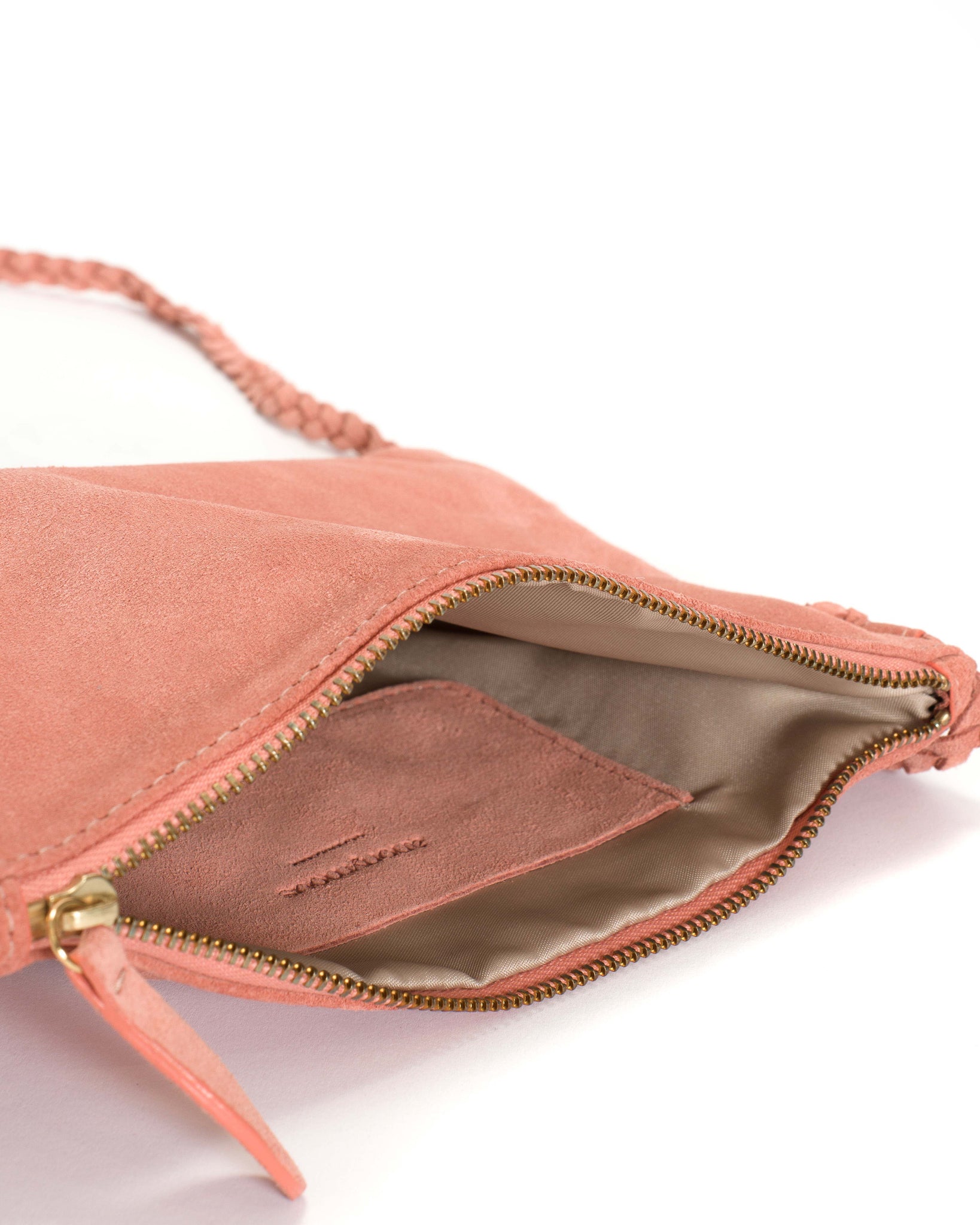 Thinna clutch Calf suede Candy pink - Anonymous Copenhagen