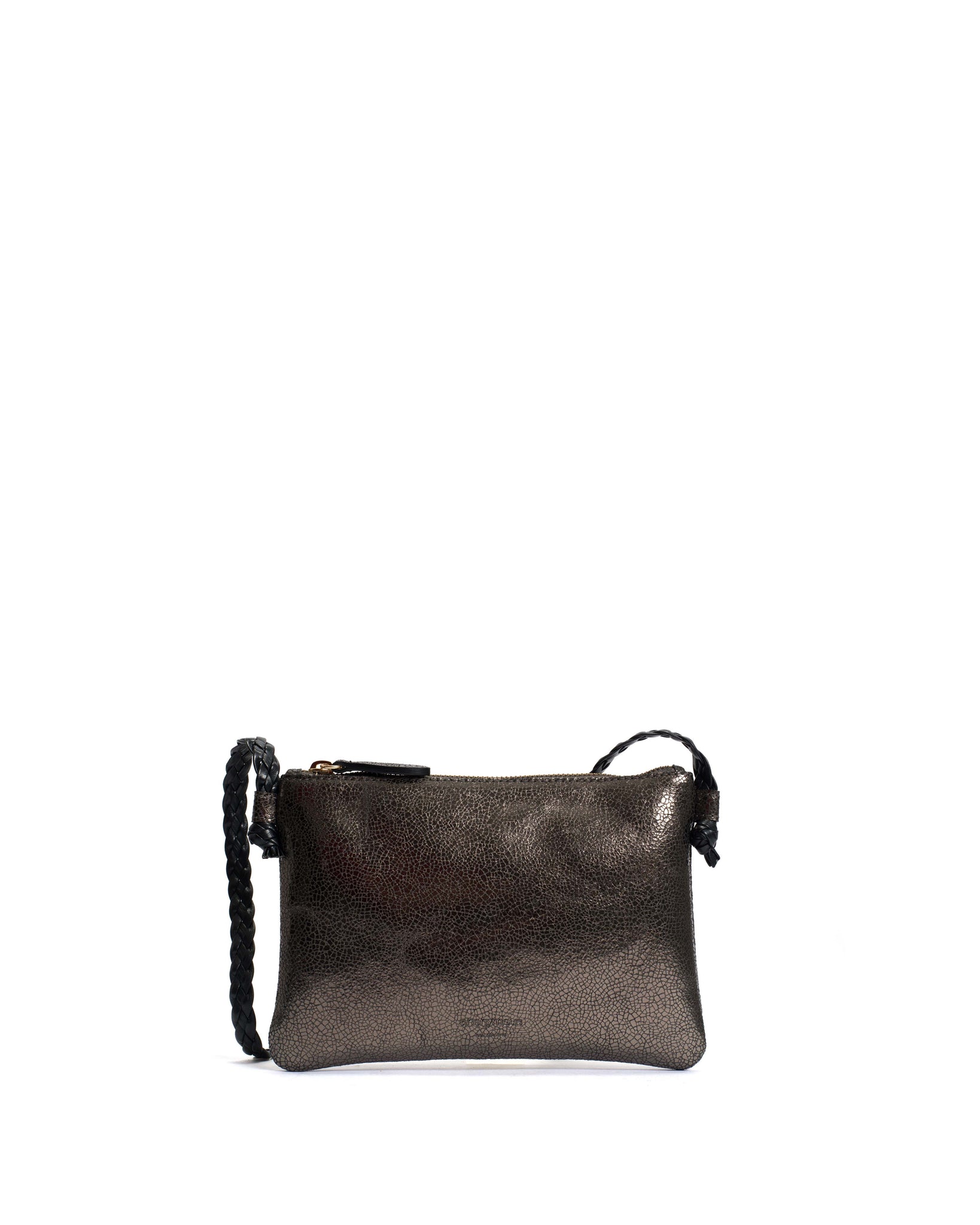 Thinna clutch Crackled metallic goat Platinum - Anonymous Copenhagen