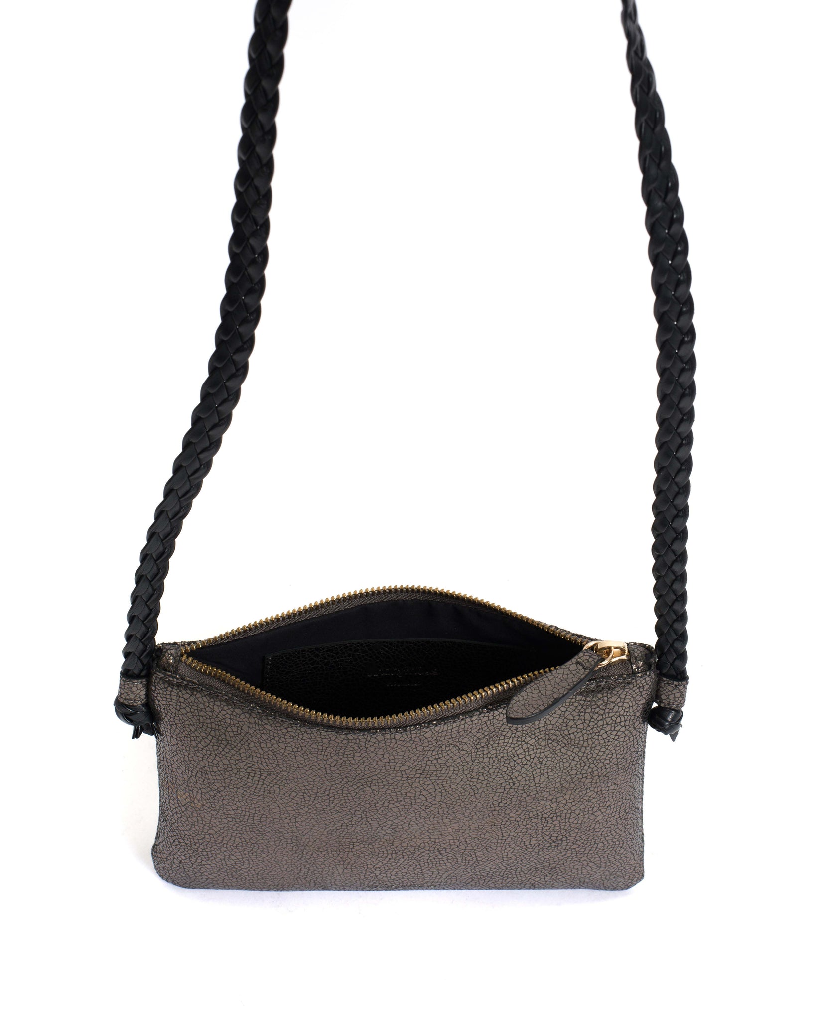 Thinna clutch Crackled metallic goat Platinum - Anonymous Copenhagen