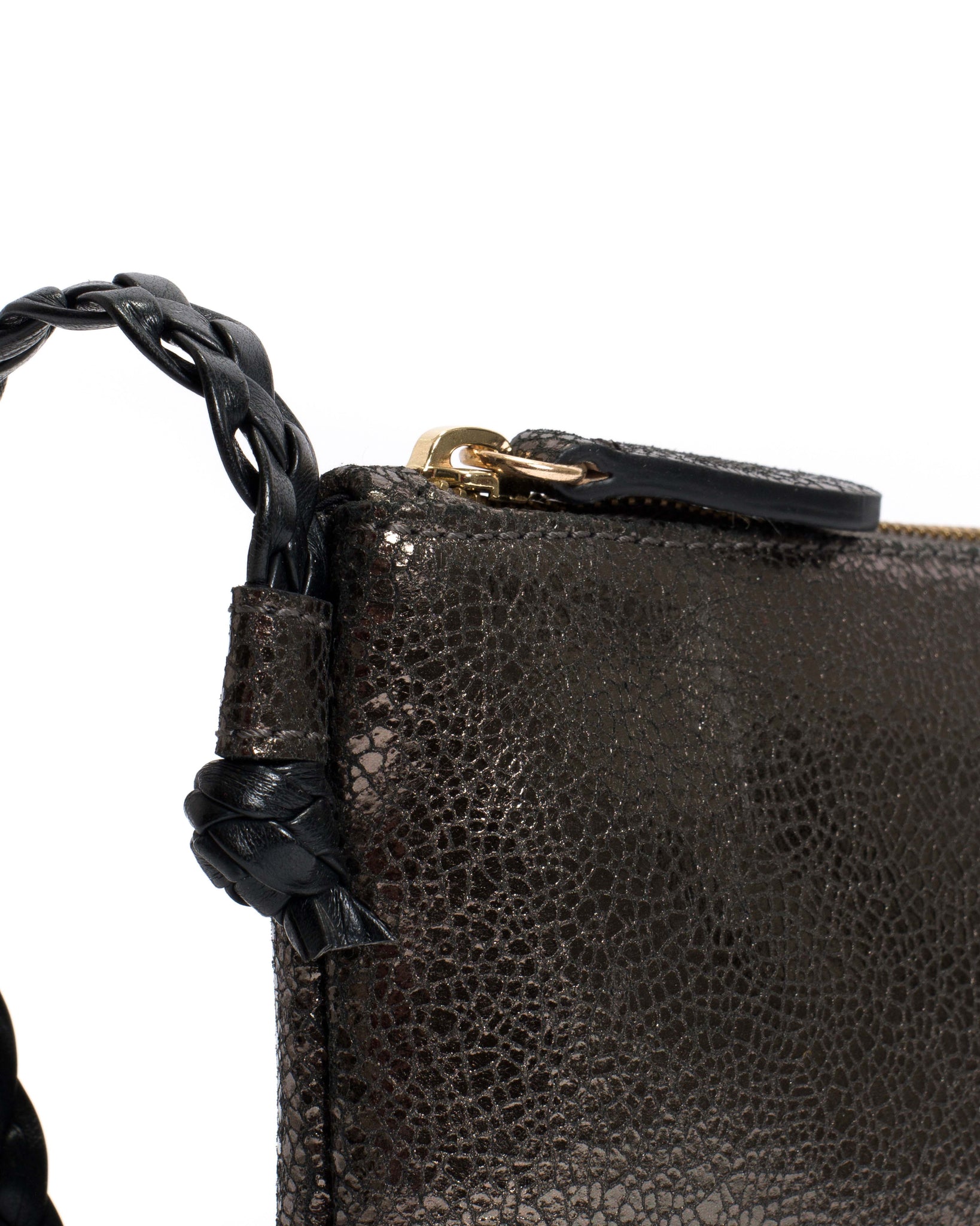 Thinna clutch Crackled metallic goat Platinum - Anonymous Copenhagen