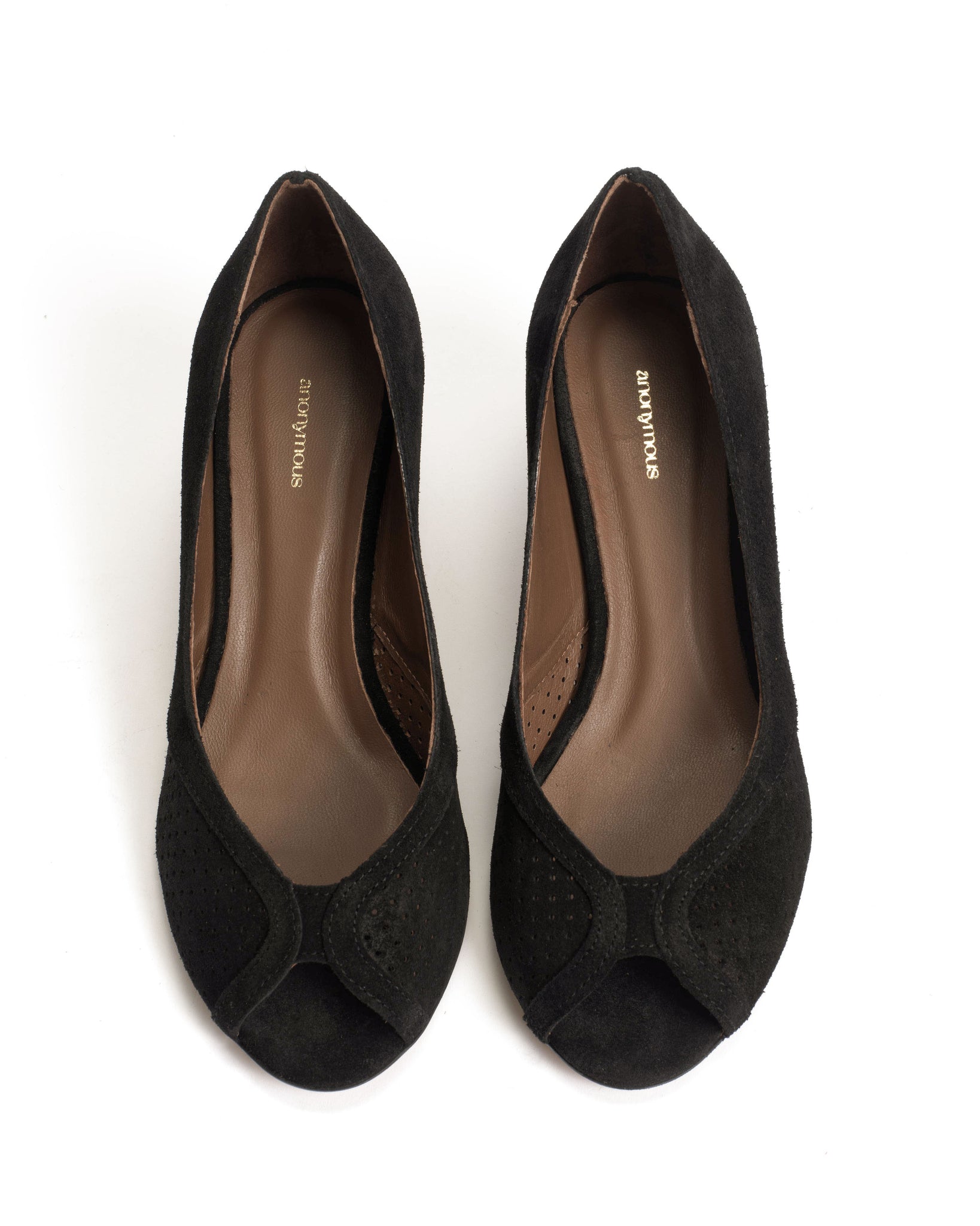 Tiffany Stiletto Calf suede Black - Anonymous Copenhagen