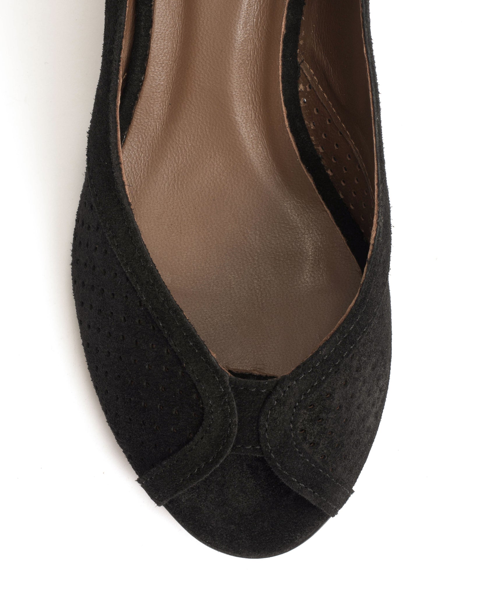 Tiffany Stiletto Calf suede Black - Anonymous Copenhagen