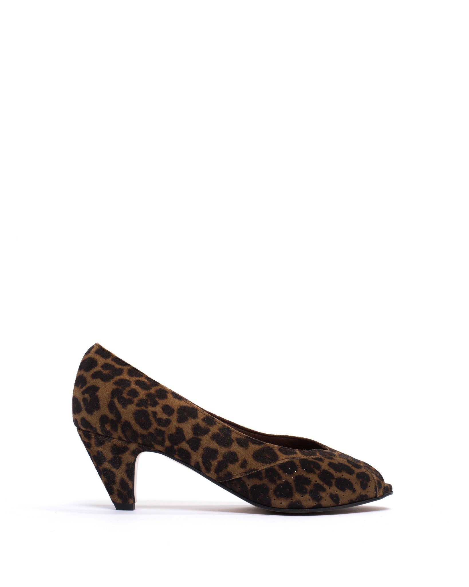 Tiffany stiletto Calf Suede Print Leopard - Anonymous Copenhagen