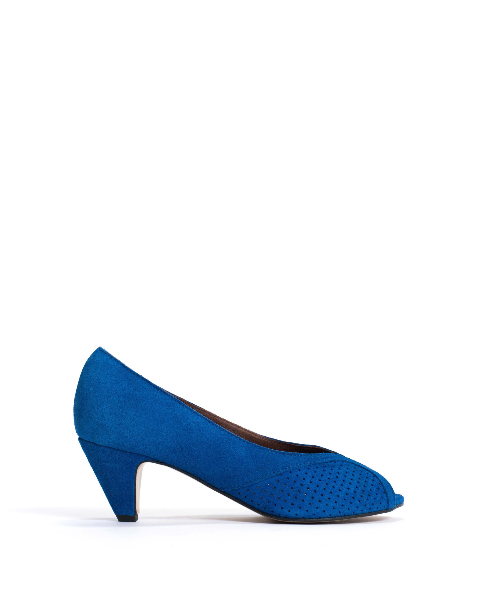 Tiffany stiletto Calf suede Electric blue - Anonymous Copenhagen