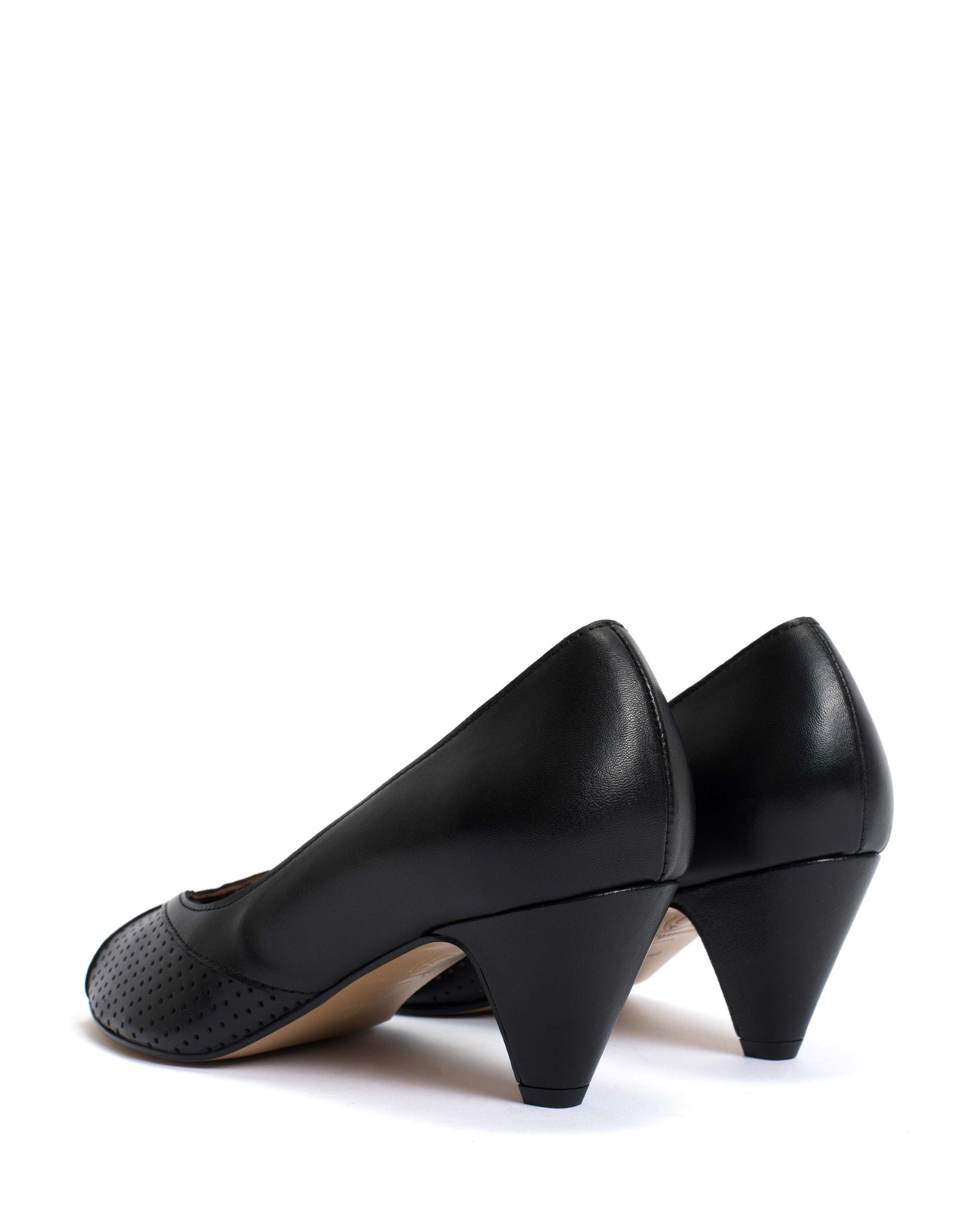 Tiffany stiletto Shiny lamb Black - Anonymous Copenhagen