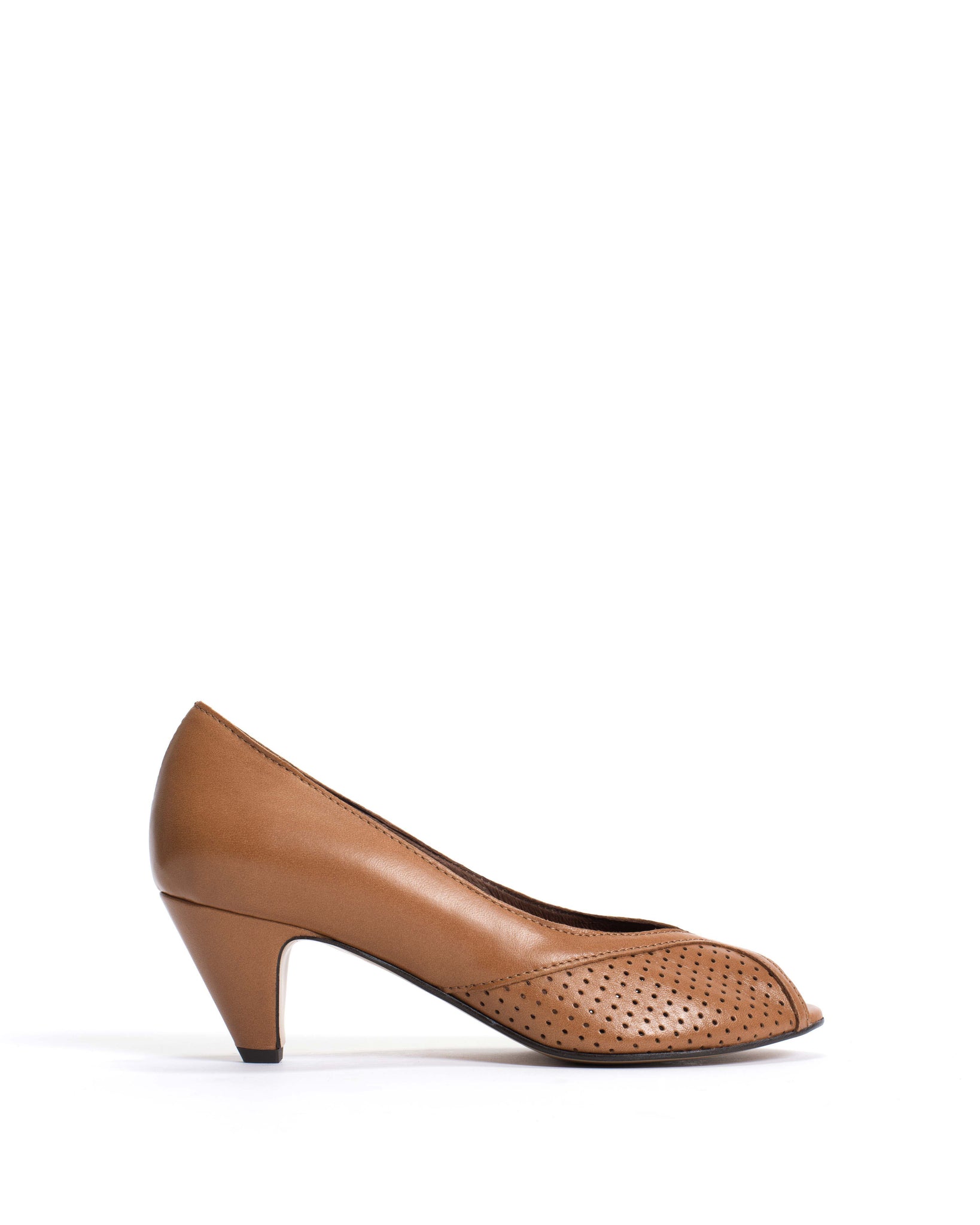 Tiffany stiletto Shiny lamb Caramel - Anonymous Copenhagen