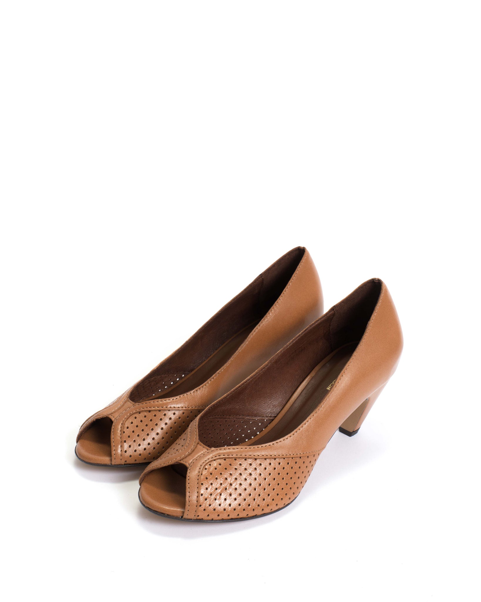 Tiffany stiletto Shiny lamb Caramel - Anonymous Copenhagen